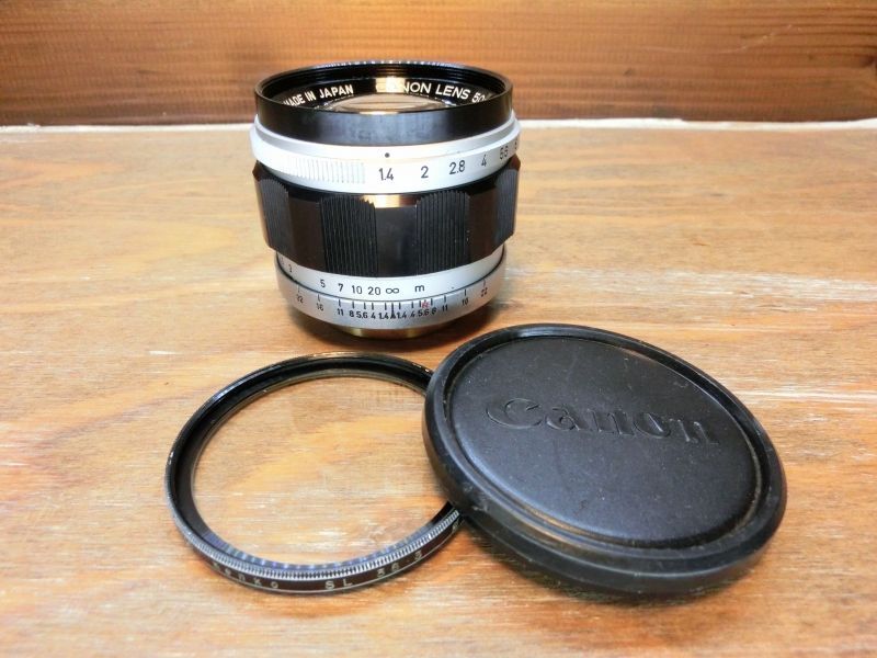 7933 CANON LENS 50mm F1.4 ライカLマウント L39マウント キヤノン