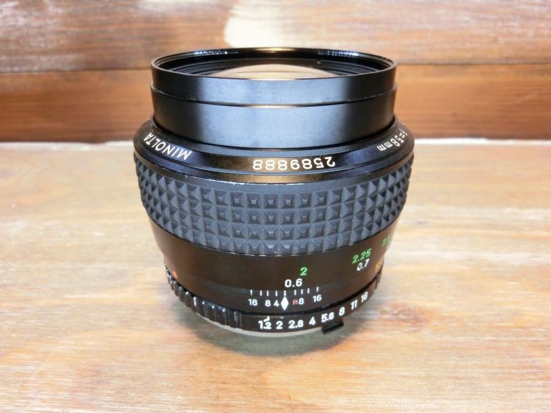 7934 MINOLTA MC ROKKOR PG 58mm 1.2 ミノルタ SRマウント 鷹の目 マニュアルレンズ