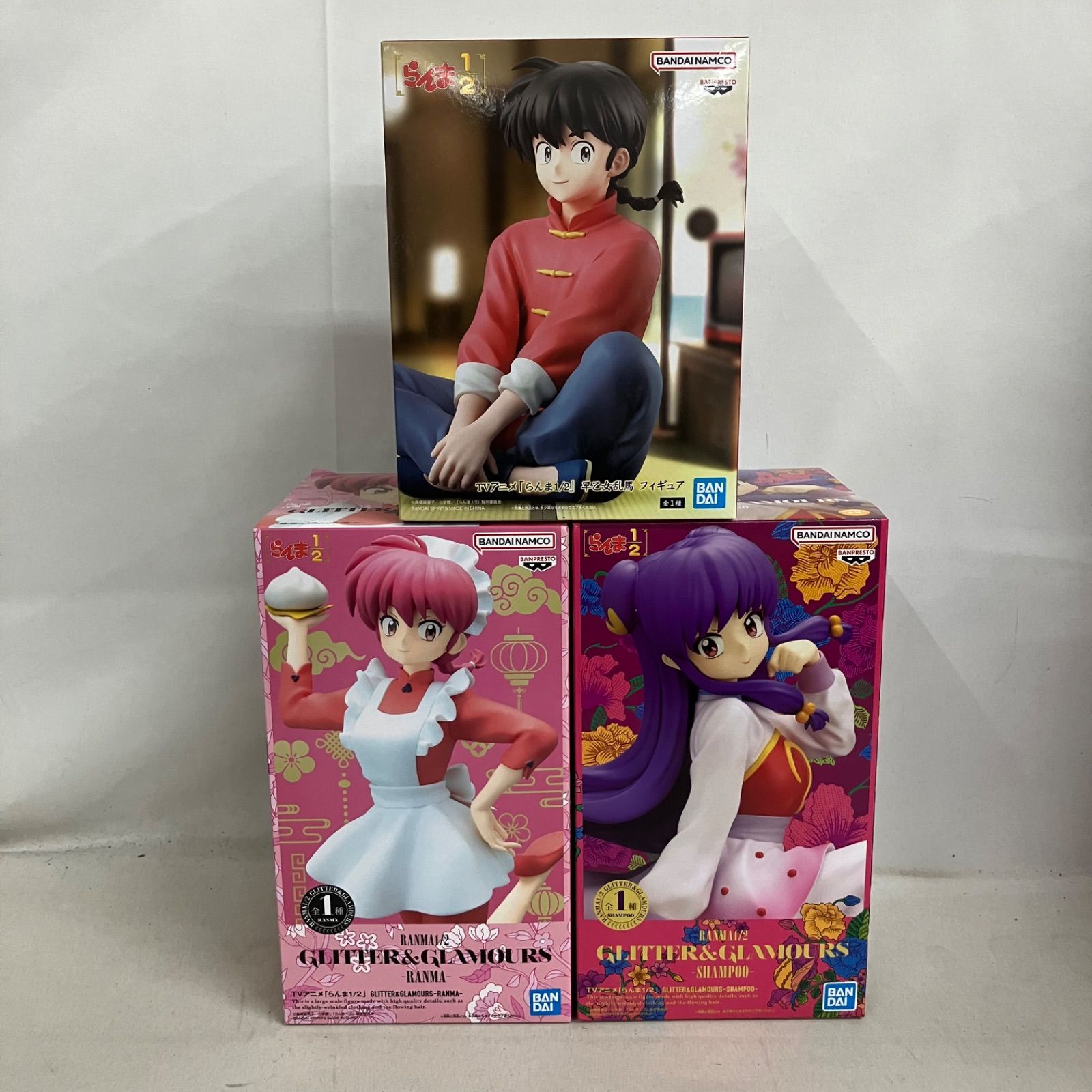未開封 らんま1/2 GLITTER&GLAMOURS 他 らんま 他 フィギュア 6個