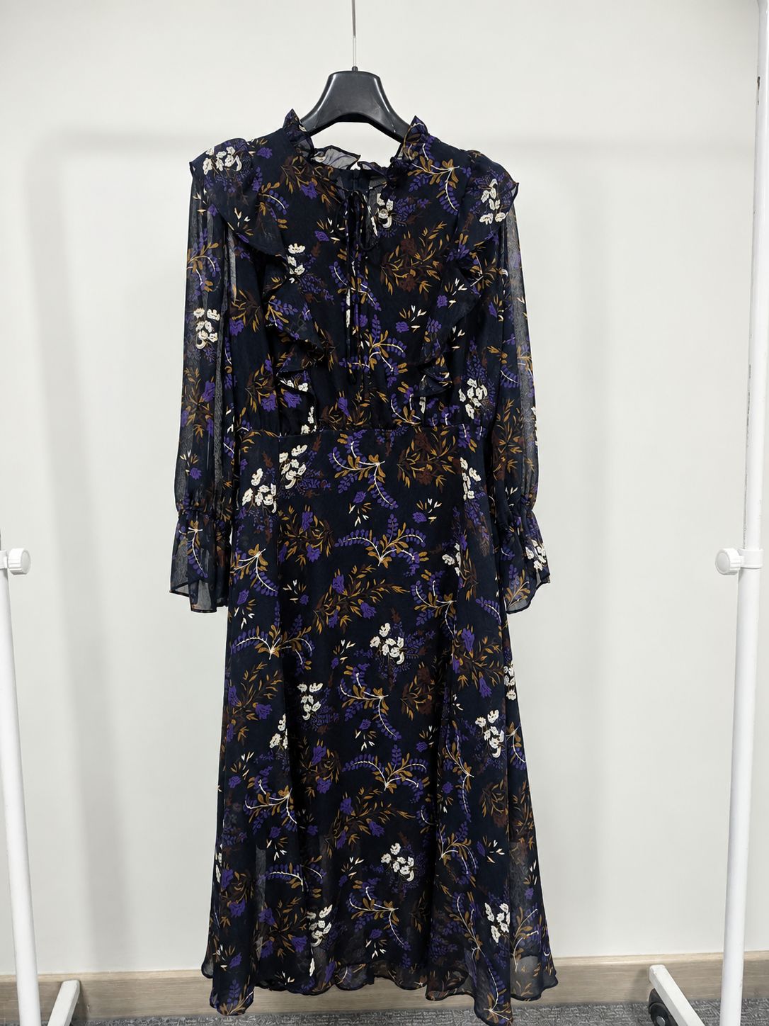 STEFANEL (ステファネル) フローラル シフォン ONE PIECE 6,527円