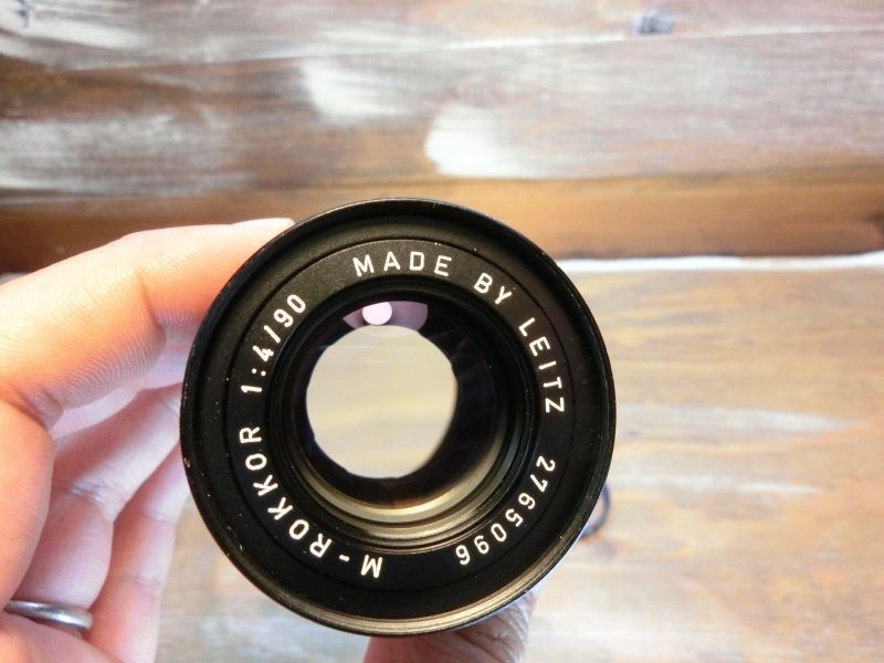 7936 良品 ライツ ライカ LEITZ M-ROKKOR 90mm 4 Mマウント 中望遠
