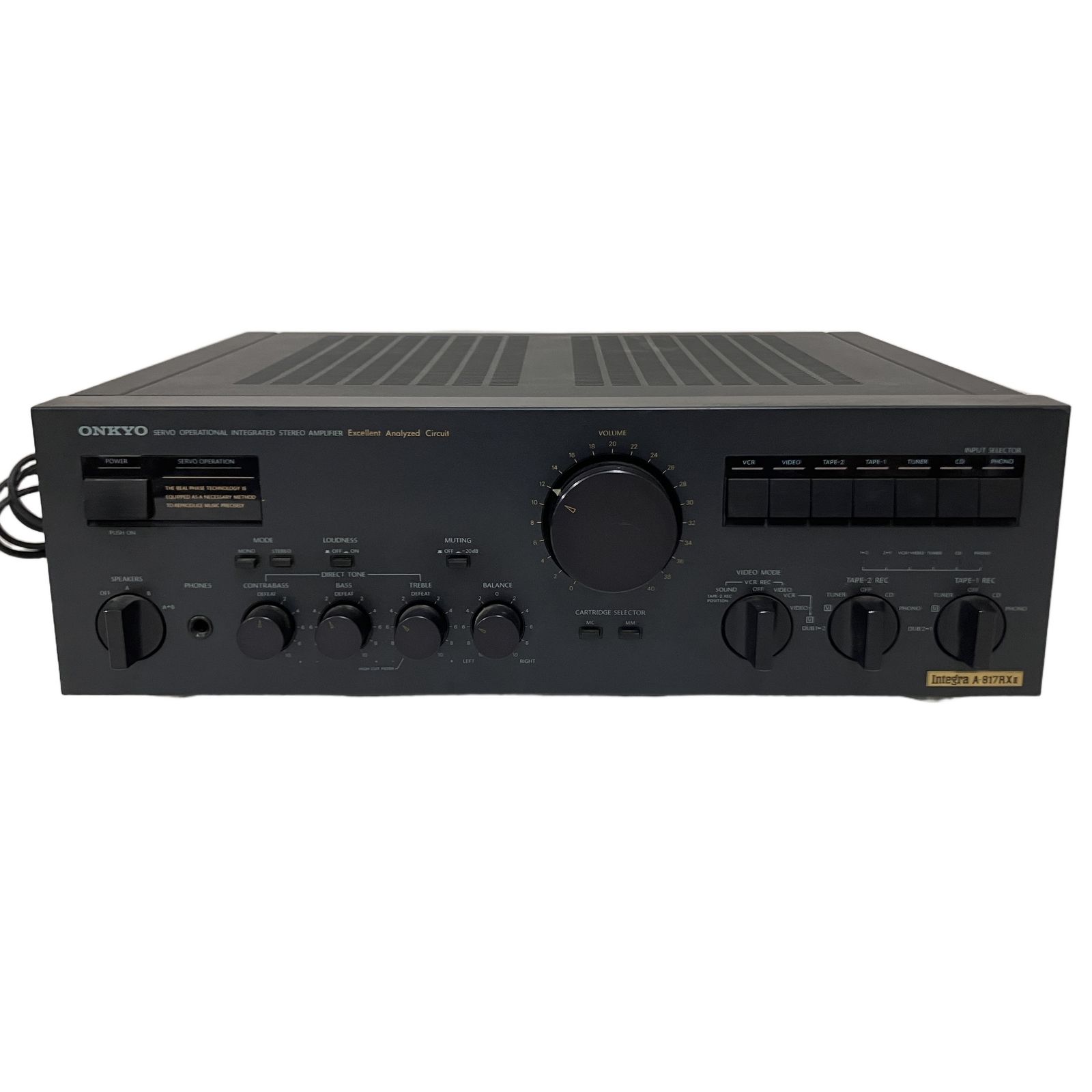 ONKYO Integra A-817RXII プリメインアンプ インテグラ オーディオ 音響機材 中古 O11102658