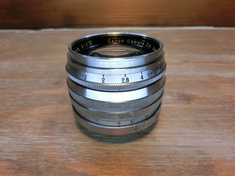 7940 Canon LENS 50mm 1.5 L39マウント Lマウント 標準レンズ オールドレンズ