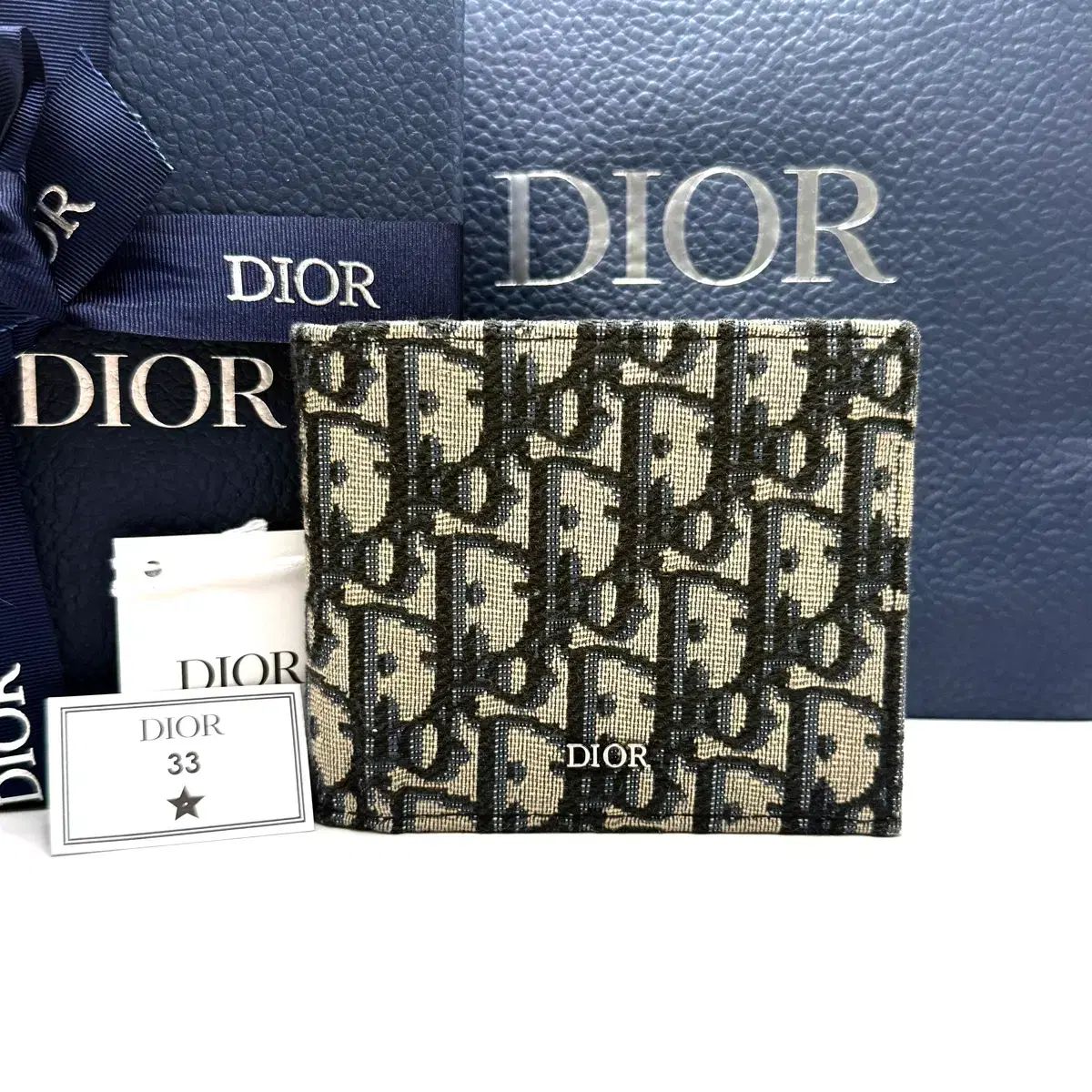 DIOR オブリーク 二つ折り財布