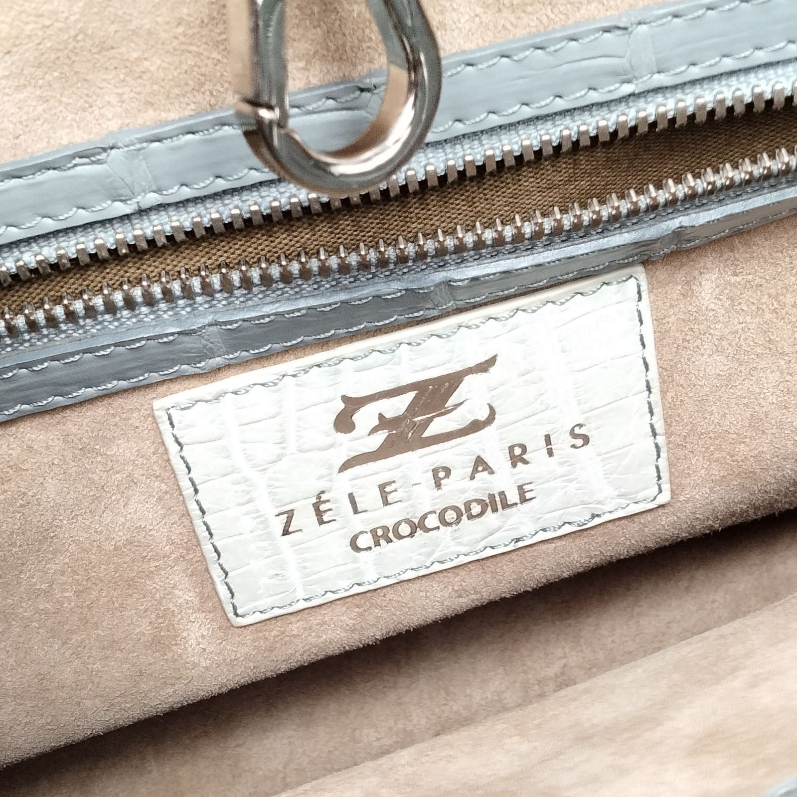 ゼルパリ　新品8点セット ✨ZELE PARIS✨ゼルパリ クロコ ハンドバッグ レザーバッグ ライト