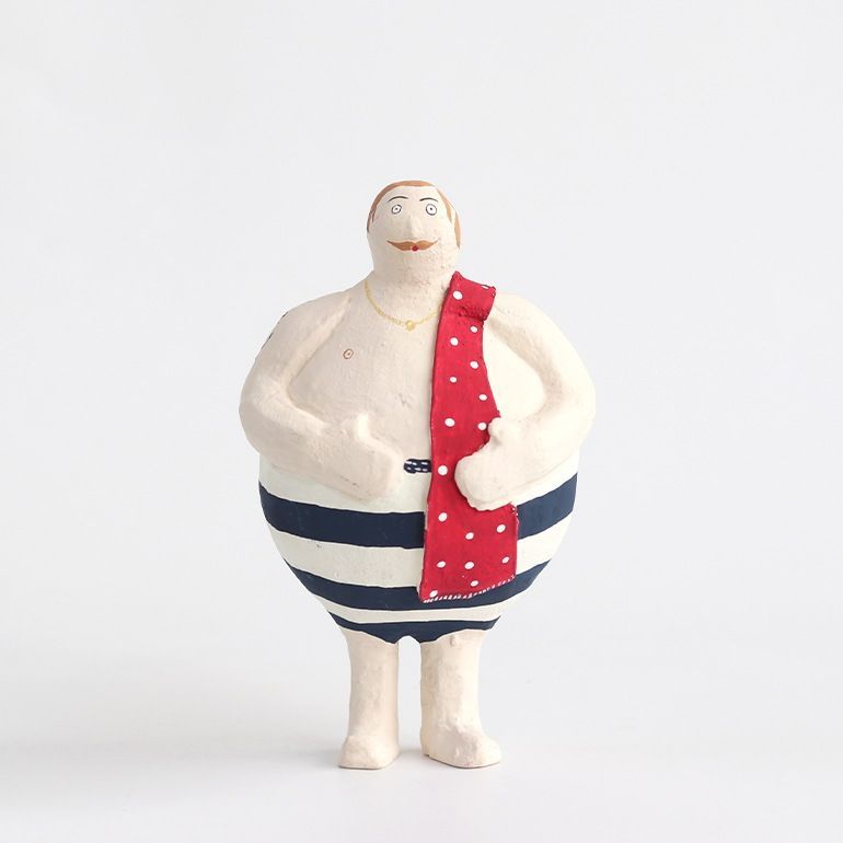【新品】【1点販売】BATELA[バテラ]PAPIER MACHE D2415[張り子 オブジェ 紙細工 パルプ ハンドペイント インテリア]