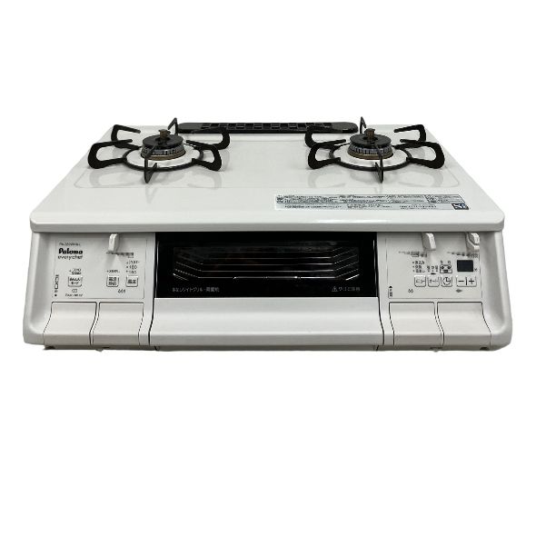 Paloma パロマ PA-380WHA-L 水なし両面焼き 2口 ガスコンロ 都市ガス用 家電 中古 M11178584