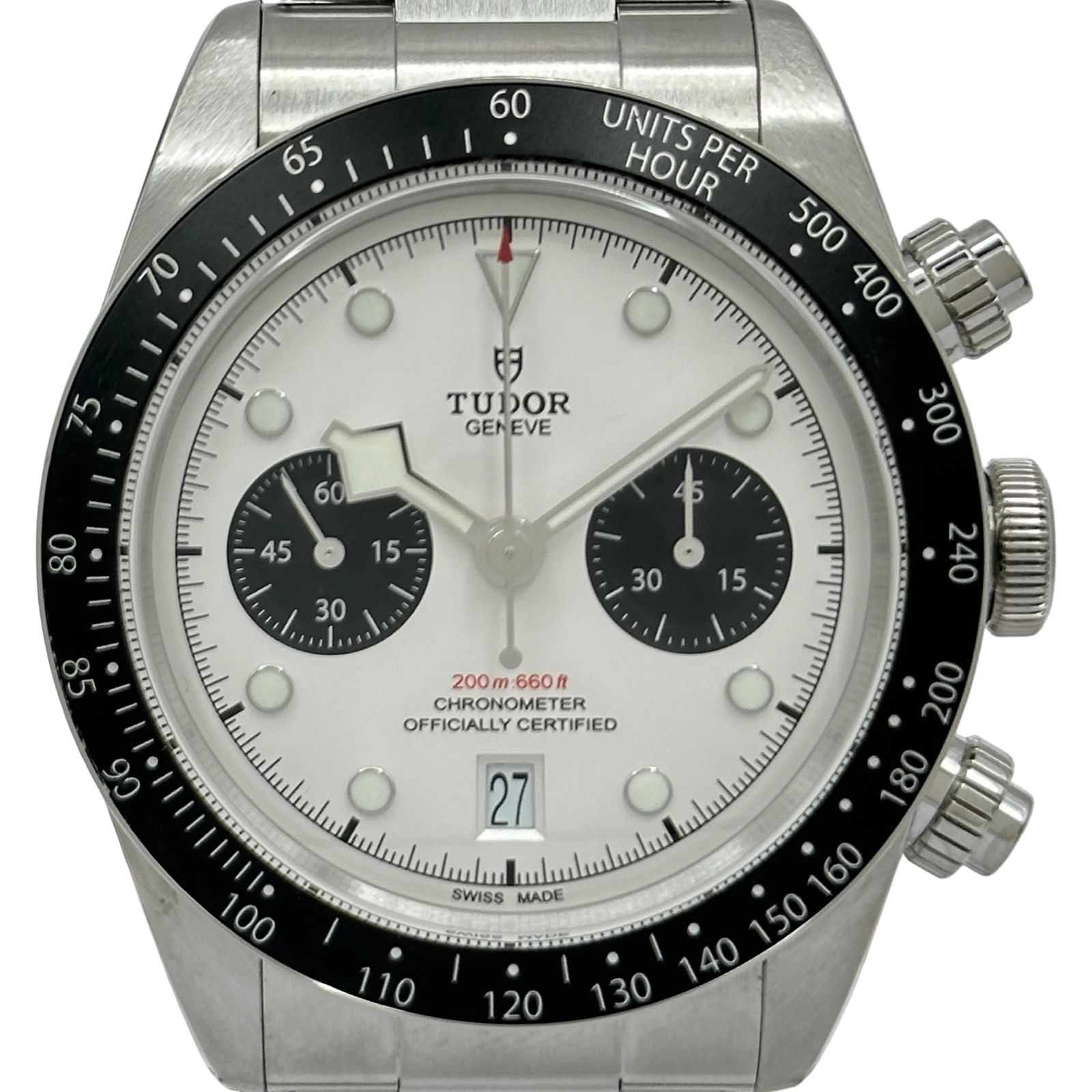 チューダー/チュードル TUDOR ブラックベイクロノ 79360N ホワイト ステンレススチール 自動巻き メンズ 腕時計