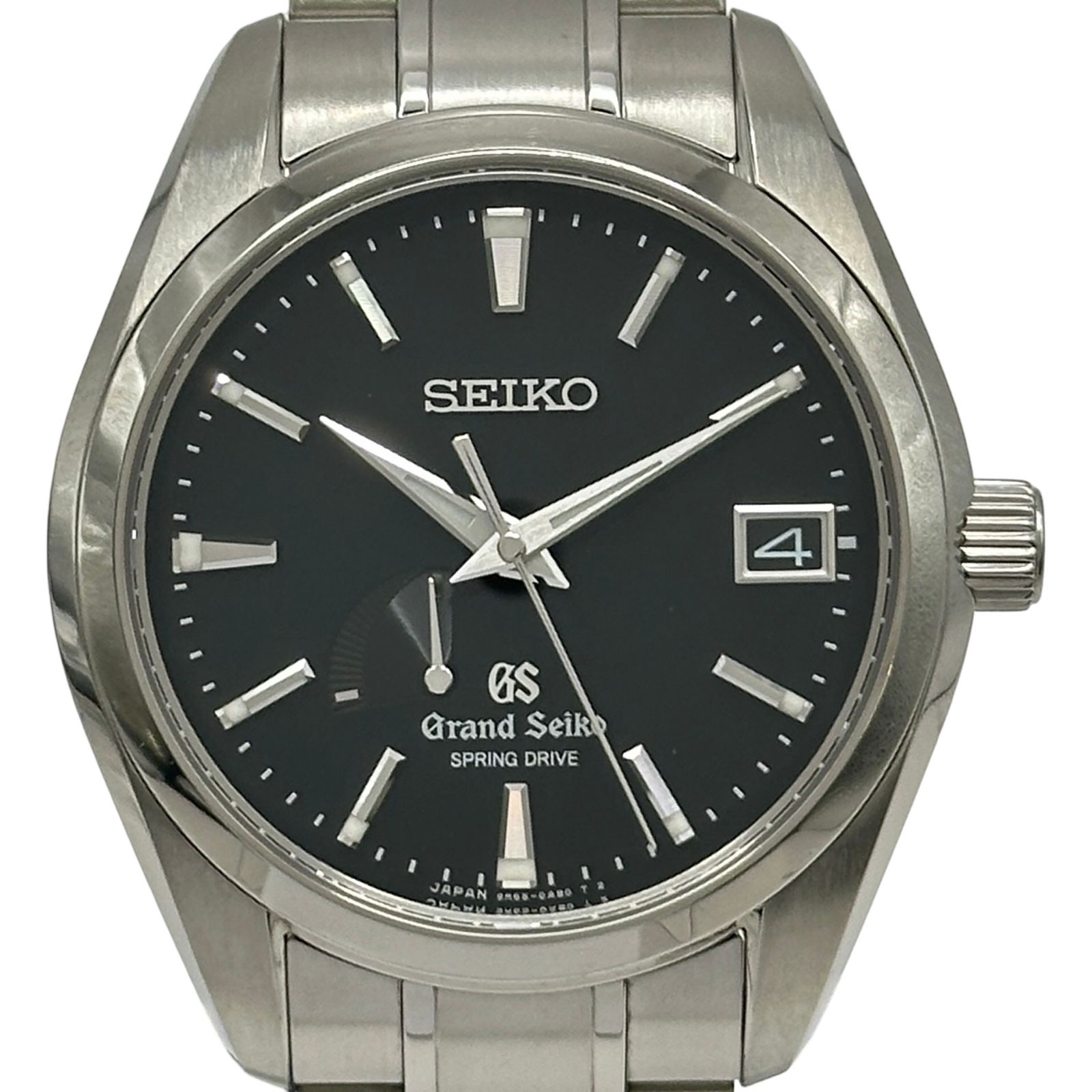 グランドセイコー Grand Seiko ヘリテージコレクション スプリングドライブ SBGA041(9R65-0AE0) ブラック チタン 自動巻き メンズ 腕時計