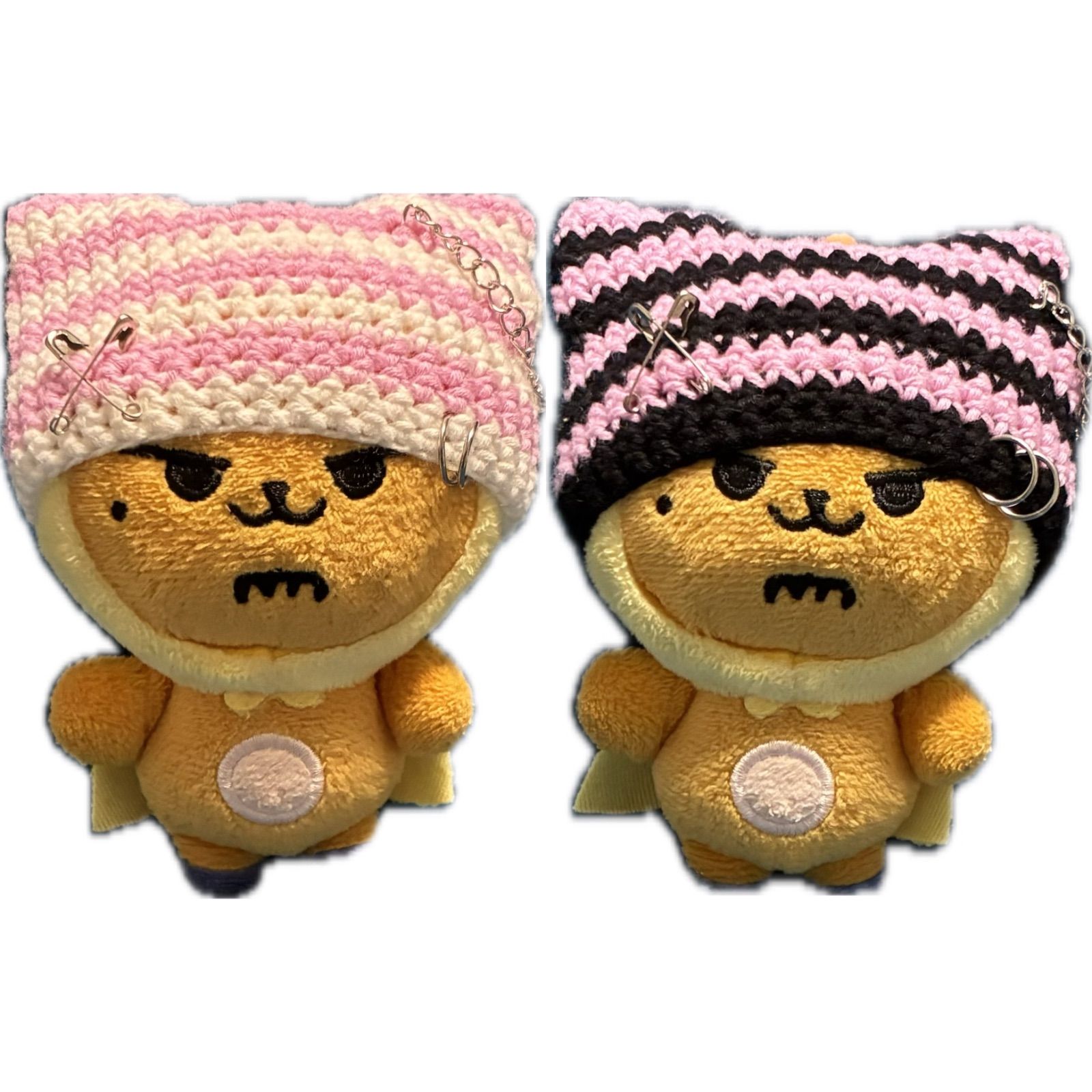 TXT プルバトゥ ファンチュン ピンク ボーダー猫耳帽子 パーツ付き