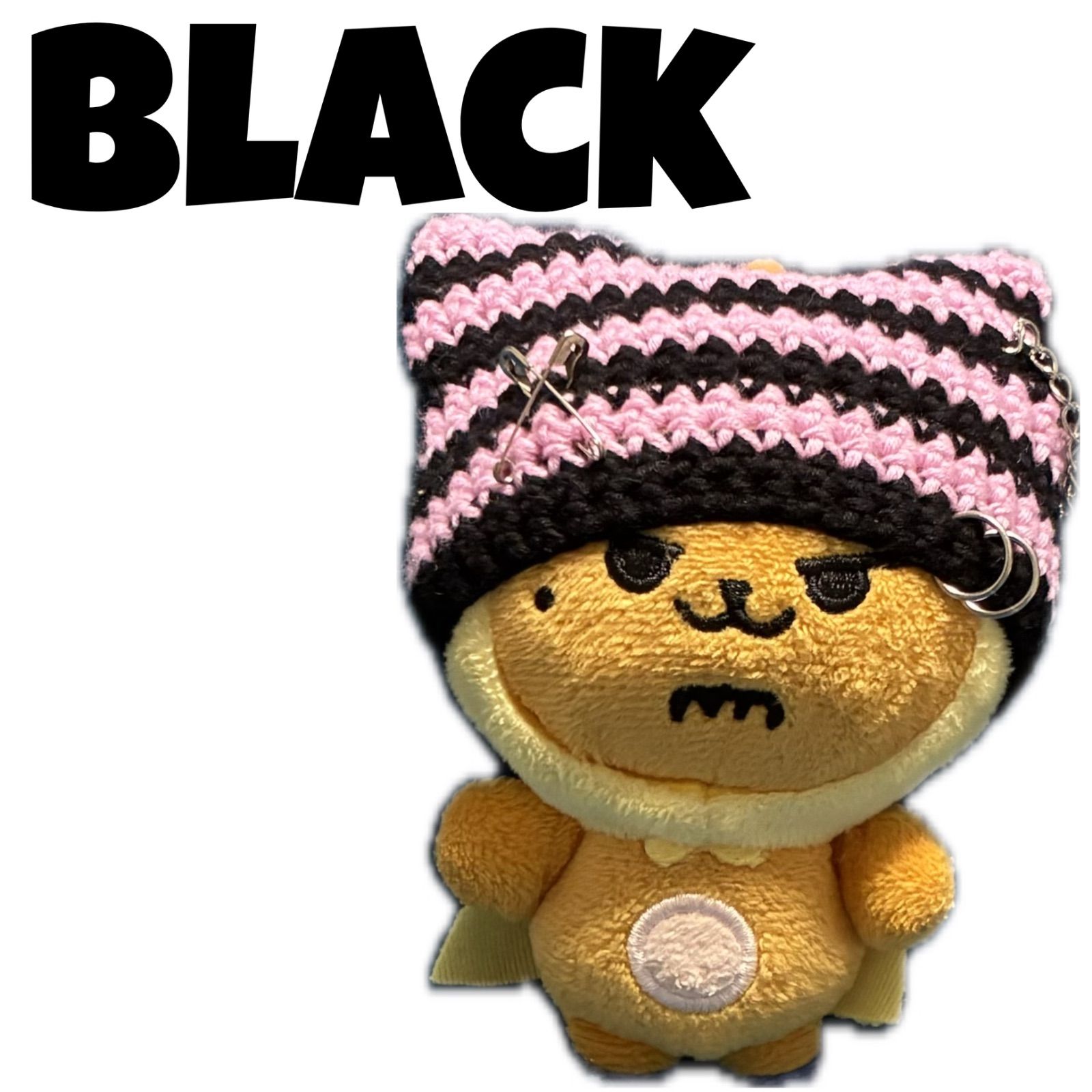 TXT プルバトゥ ファンチュン ピンク ボーダー猫耳帽子 パーツ付き