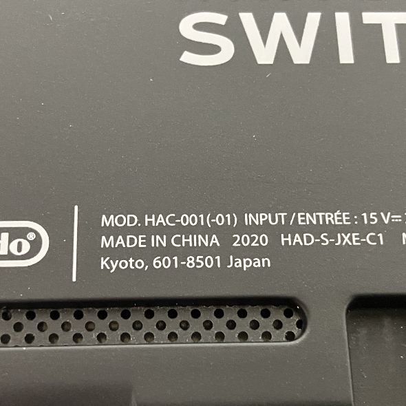 【中古ゲーム機】初期型Switchバッテリー増量モデルHAC-001(-01) Nintendo Switch HAC-001(-01) バッテリー強化型 ネオンブルー ネオン