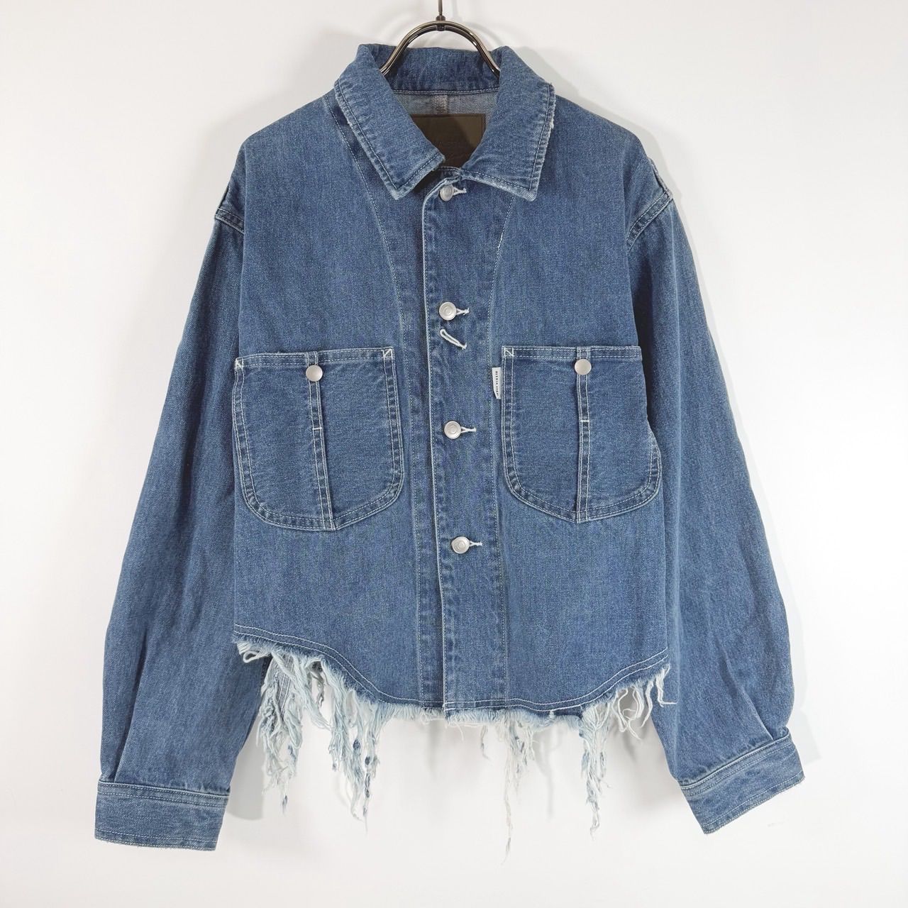 ALEXIA STAM アリシアスタン ダメージデニムジャケット 24SS - メルカリ