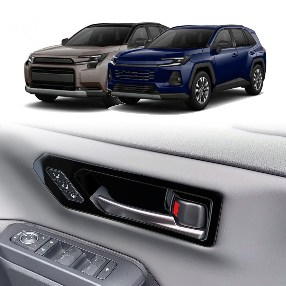【送料無料】トヨタ RAV4 (Toyota RAV4) 26年式 専用 内ドアハンドル カバー トリム デコレーション ドレスアップ カスタム 簡単取付 アクセサリー
