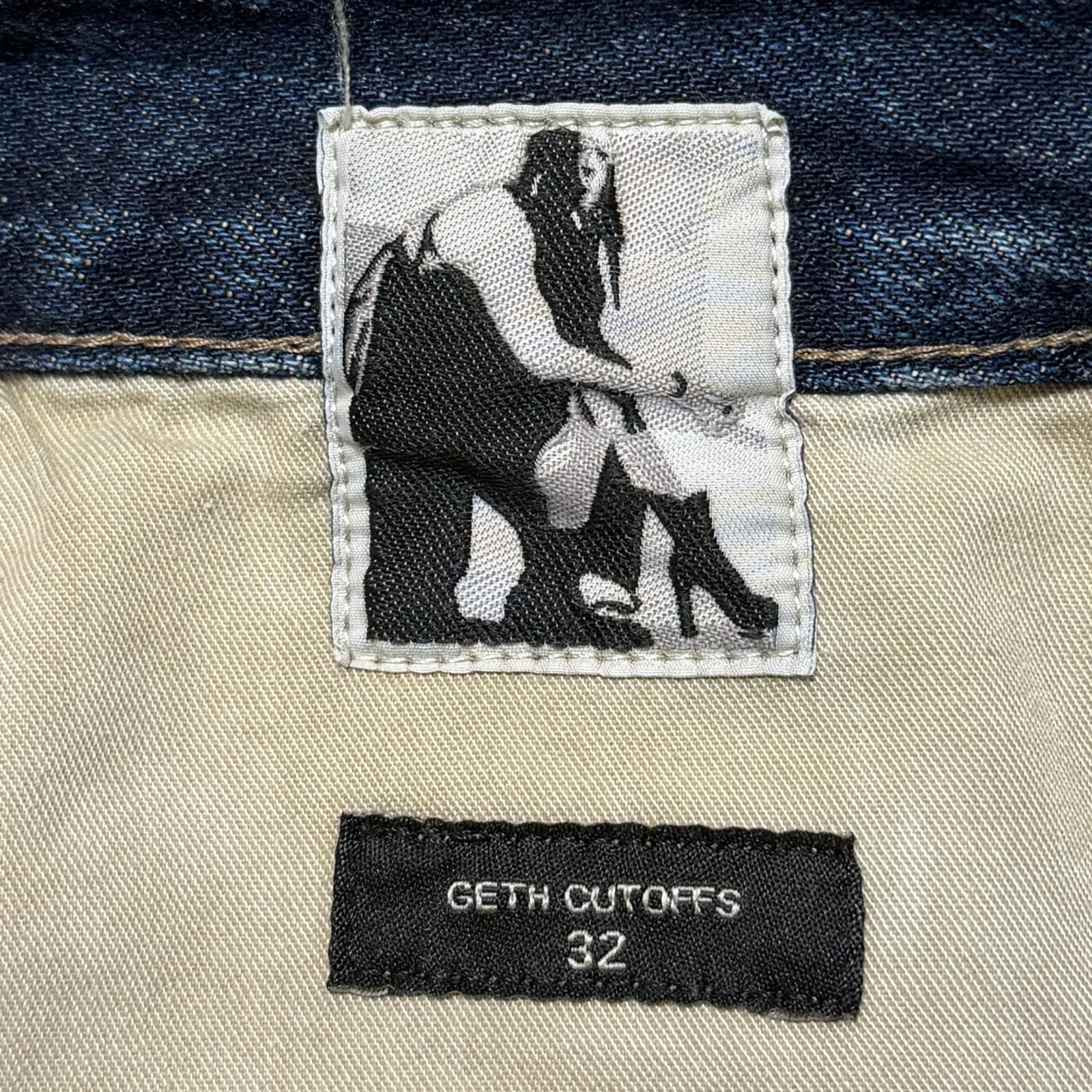 DRKSHDW 24SS GETH CUTOFFS ゲス ブリーチ デニム ショーツ ハーフパンツ ハーフパンツ ダークシャドウ DU01D1357-DKYDFR インディゴ 32 （93977A） DRKSHDW 24SS GETH CUTOFFS ゲス ブリーチ デニム ショーツ ハーフ