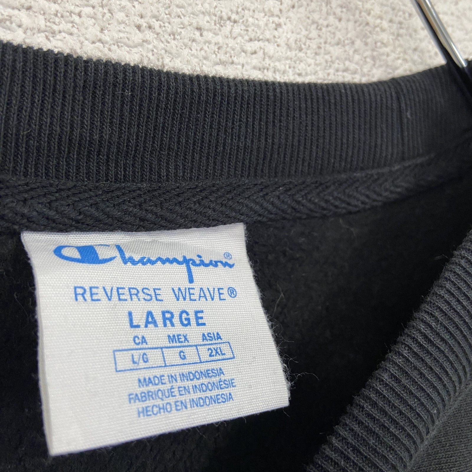 Champion チャンピオン リバースウィーブ スウェット/トレーナー 黒 