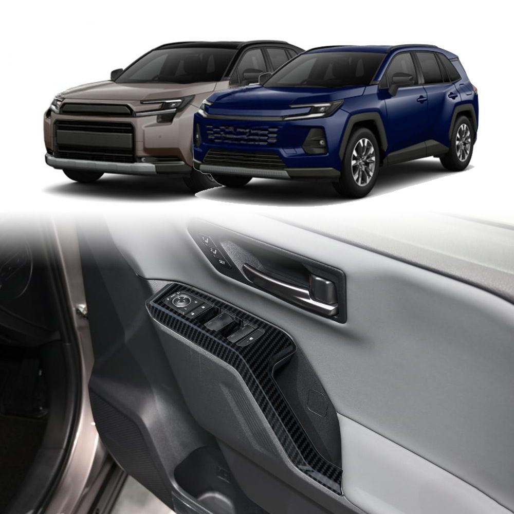 【送料無料】トヨタ RAV4 26年式/ウィーランダ (Toyota RAV4/Wildlander) 専用 パワーウインドウスイッチパネル デコレーション ドレスアップ カスタム 簡単取付 アクセサリー