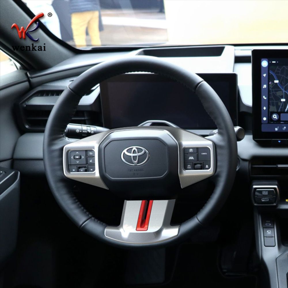 【送料無料】トヨタ RAV4 (Toyota RAV4) 26年式 専用 ステアリングスイッチ パネル デコレーション ドレスアップ カスタム 簡単取付 アクセサリー
