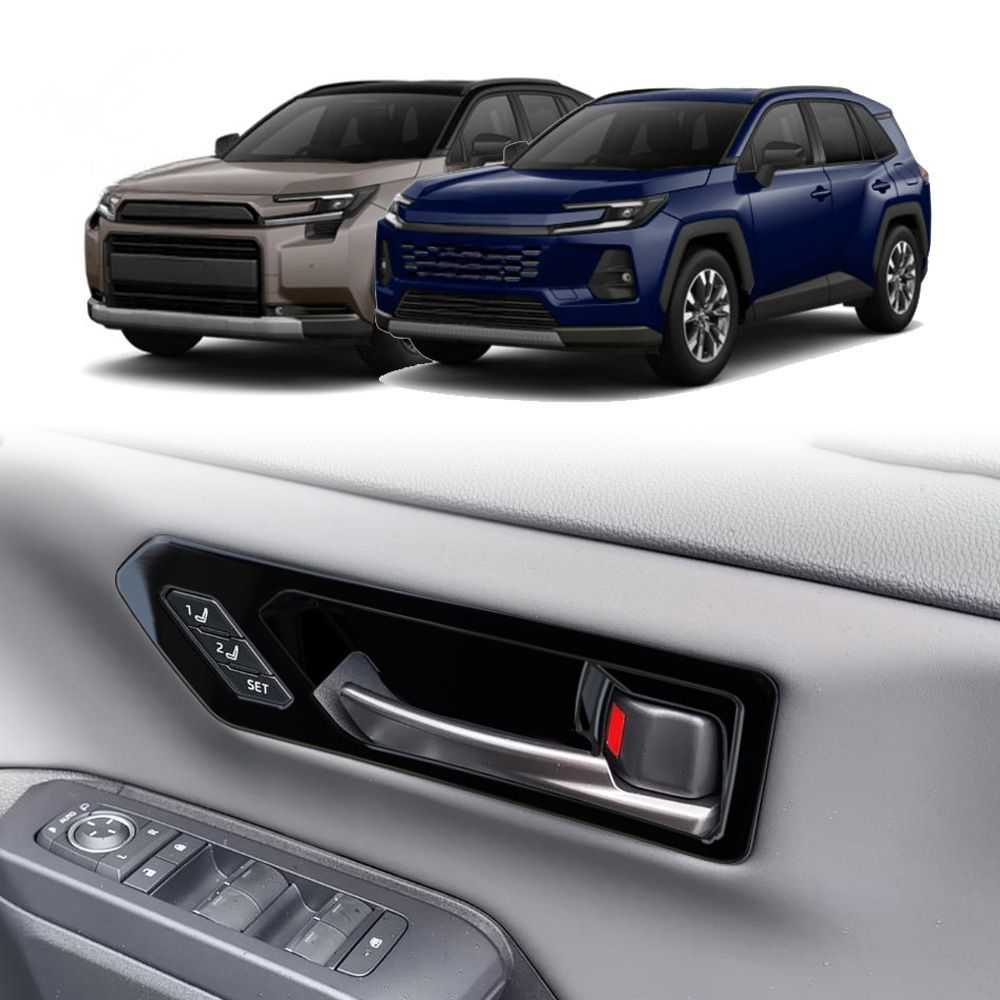 【送料無料】トヨタ RAV4 (Toyota RAV4) 26年式 専用 内ドアハンドル カバー トリム デコレーション ドレスアップ カスタム 簡単取付 アクセサリー