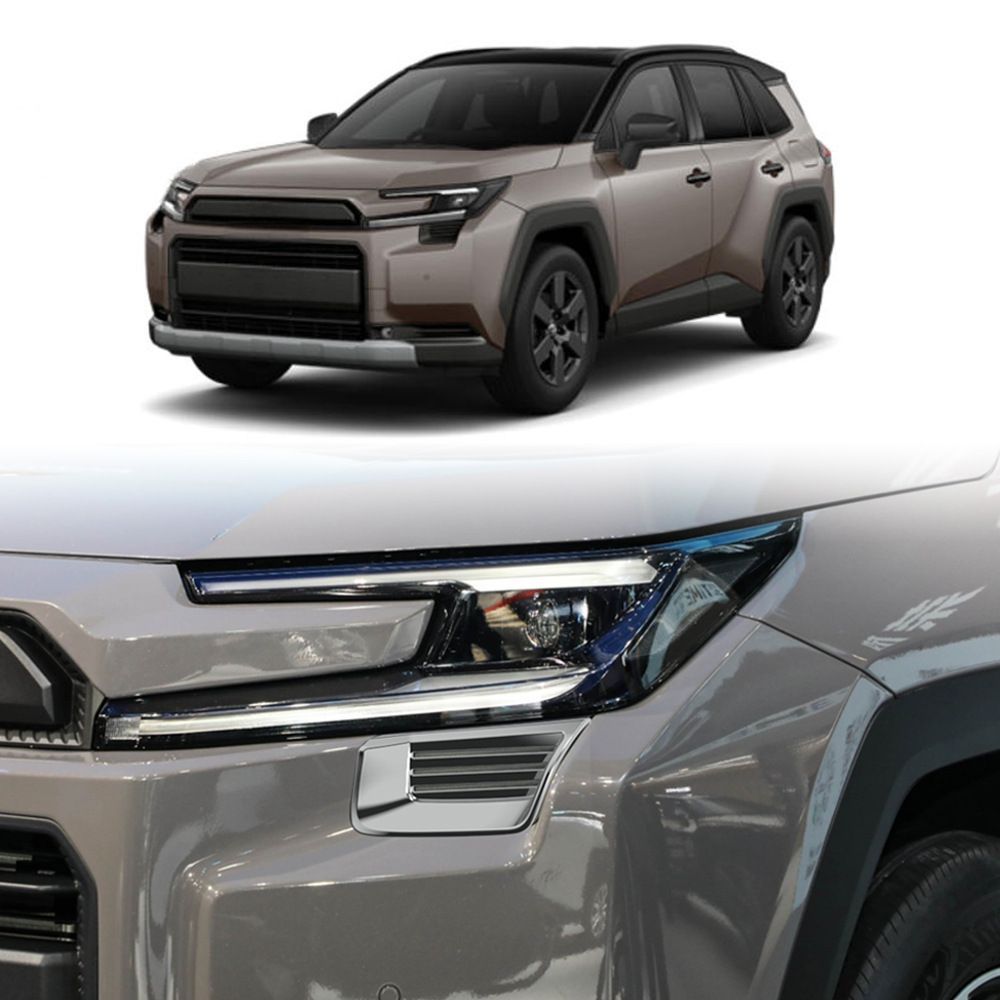 【送料無料】トヨタ RAV4 アドベンチャー 26年式 ヘッドライトエアインテーク デコレーションモール ドレスアップ カスタム スポーティ 高級感 外装パーツ