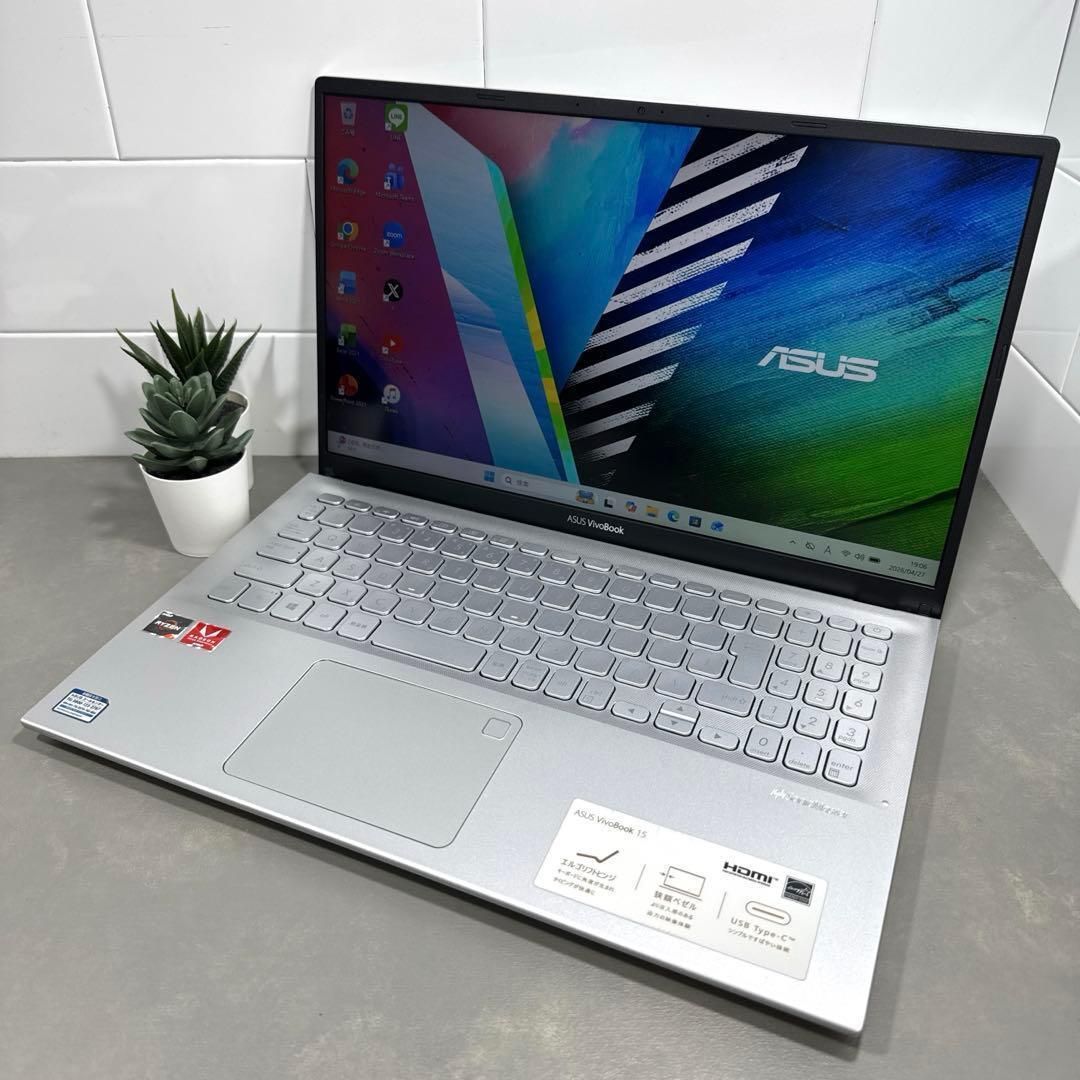 【ASUS 】Vivibook15☘Ryzen7☘NVMe512GB ASUS 】Vivibook15☘Ryzen7☘NVMe512GB 【公式通販】