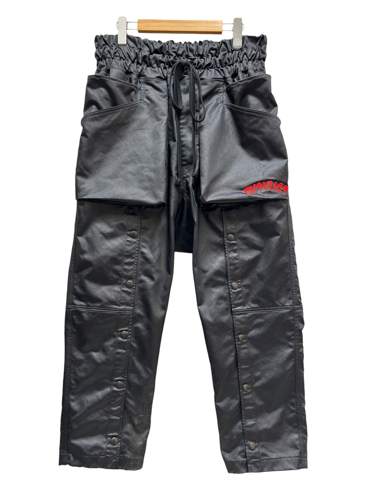 CVTVLIST (カタリスト) FRONT SNAP PANTS ボトム パンツ 2 ブラック メンズ/036