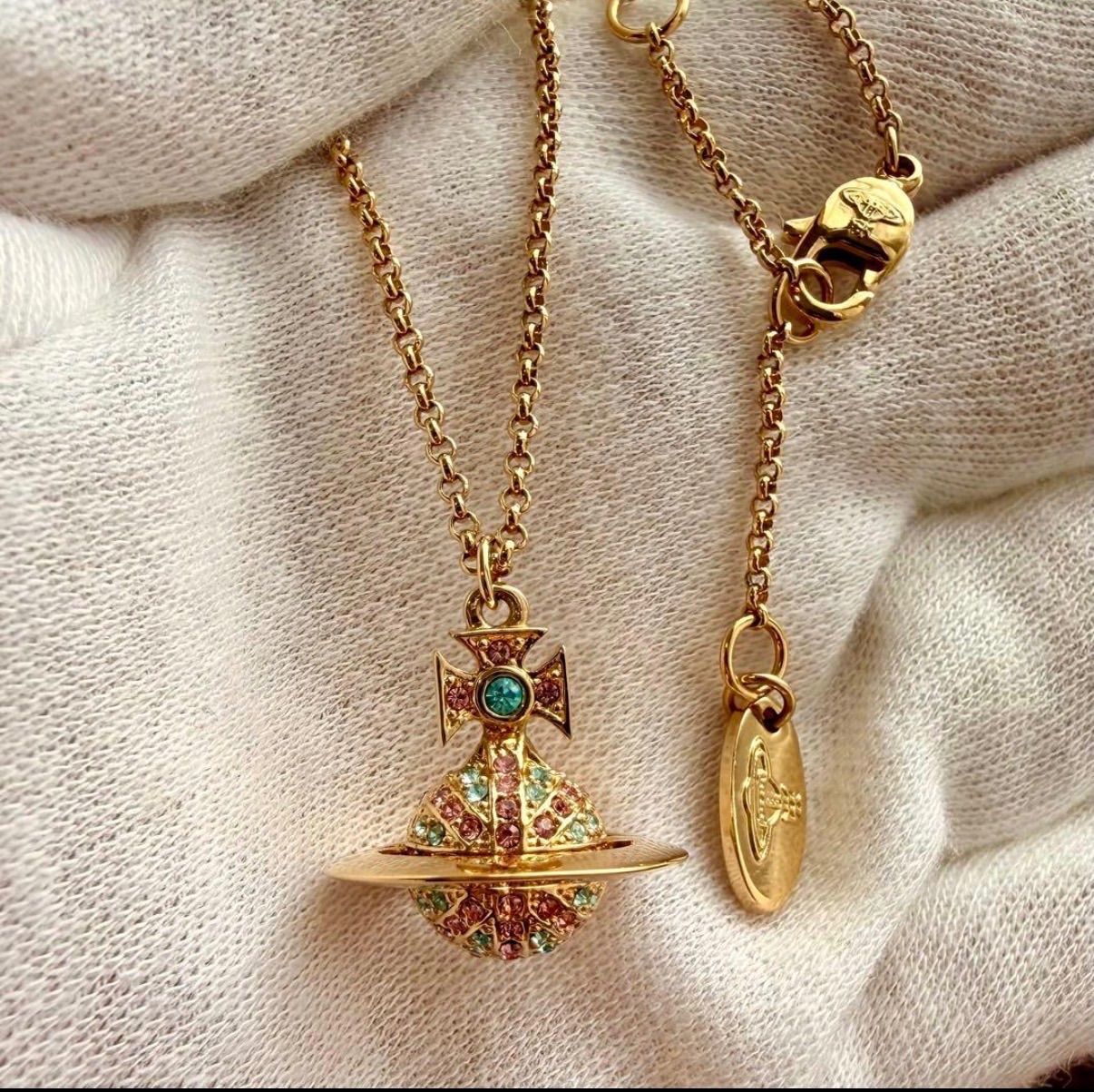 極美品希少Viviennewestwood ユニオンジャックオーブネックレス - メルカリ