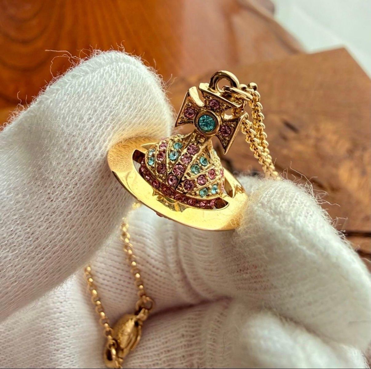 small orb ネックレス　ユニオンジャック 極美品希少Viviennewestwood ユニオンジャックオーブネックレス - メルカリ