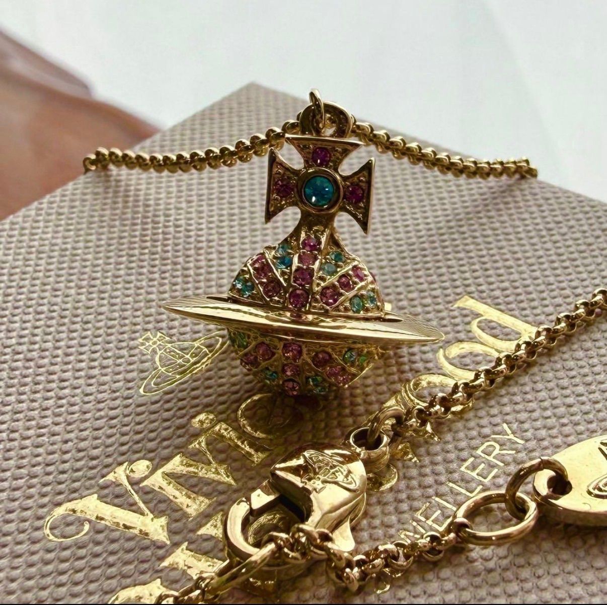 極美品希少Viviennewestwood ユニオンジャックオーブネックレス - メルカリ
