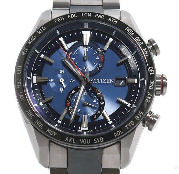 箱保付 美品 CITIZEN シチズン ATTESA アテッサ AT8186-51L H800