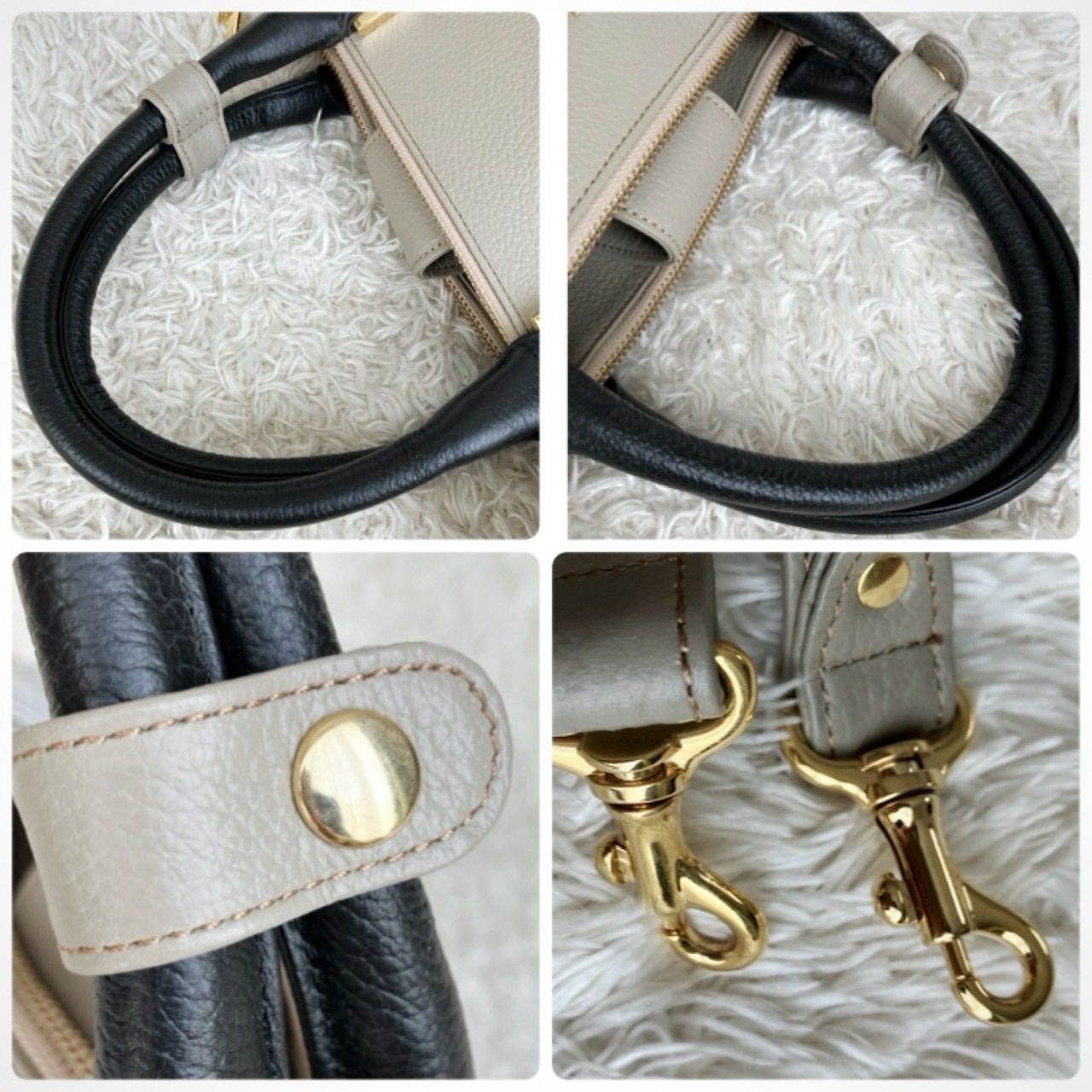 新品！ATAO アタオ ドリー 2way ショルダーバッグ ハンドバッグ グレー