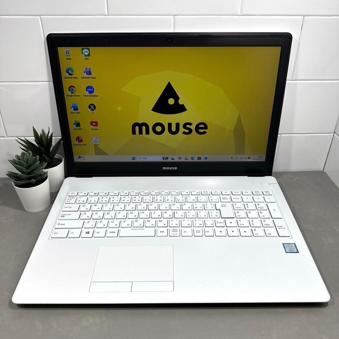 【日本生産】マウスパソコン☘8世代i7☘️メモリ16☘️NVMe256+1TB