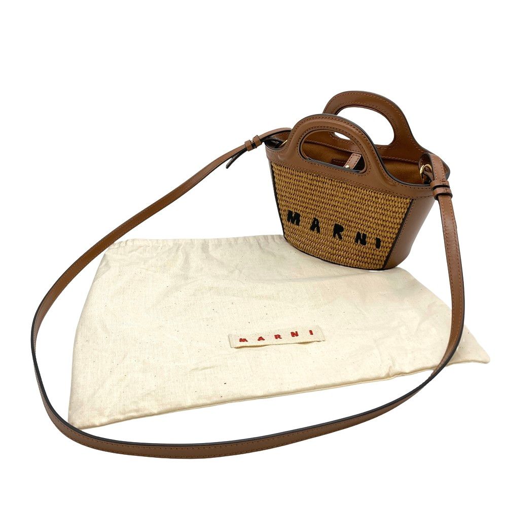 【イオン広店】 中古 MARNI | マルニ ショルダーバッグ TROPICALIA BAG /MICRO ブラウン 【122】 イオン広店】 中古 MARNI | マルニ ショルダーバッグ TROPICALIA BAG