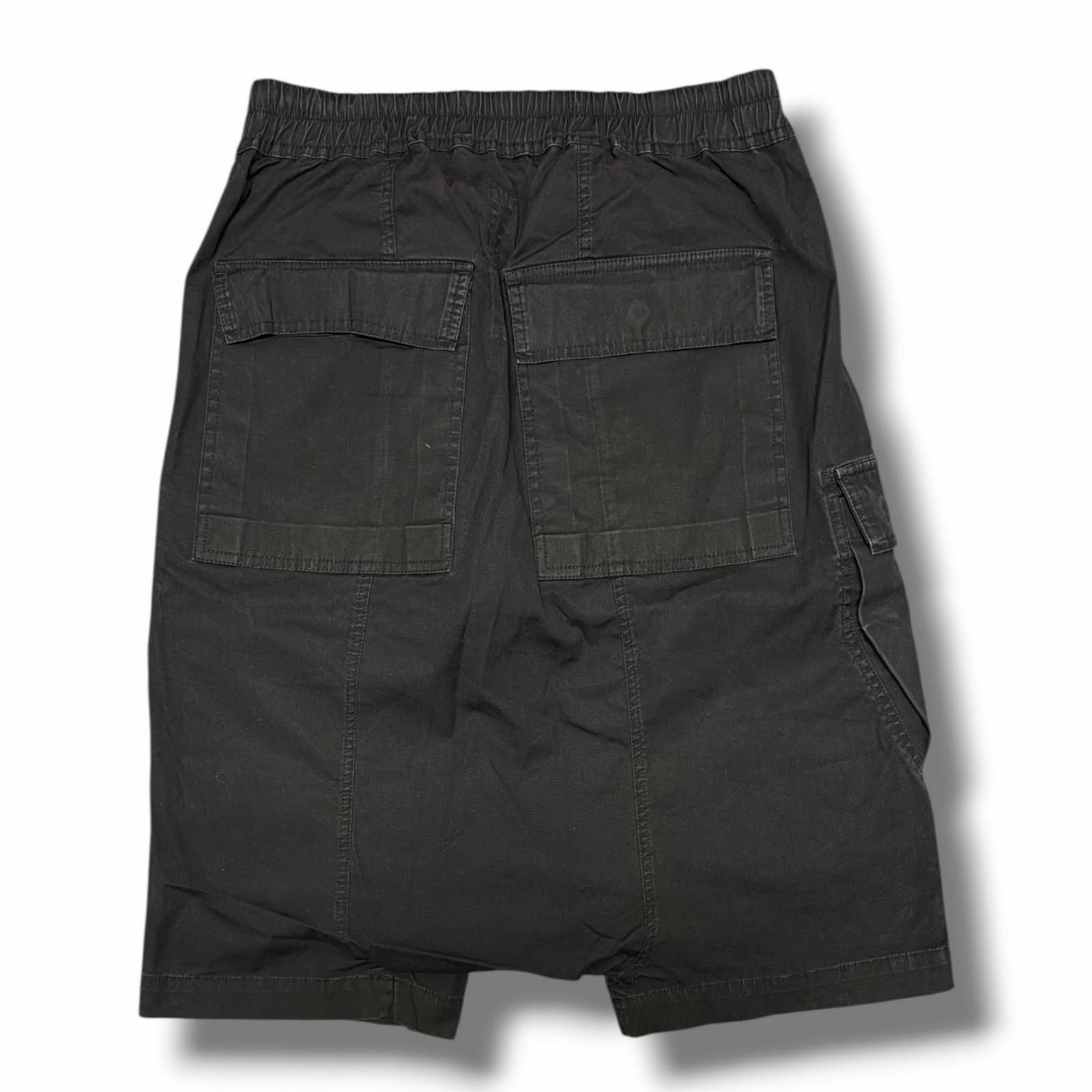Rick Owens 17SS Cargo Pods ドローストリングサルエルショーツハーフ