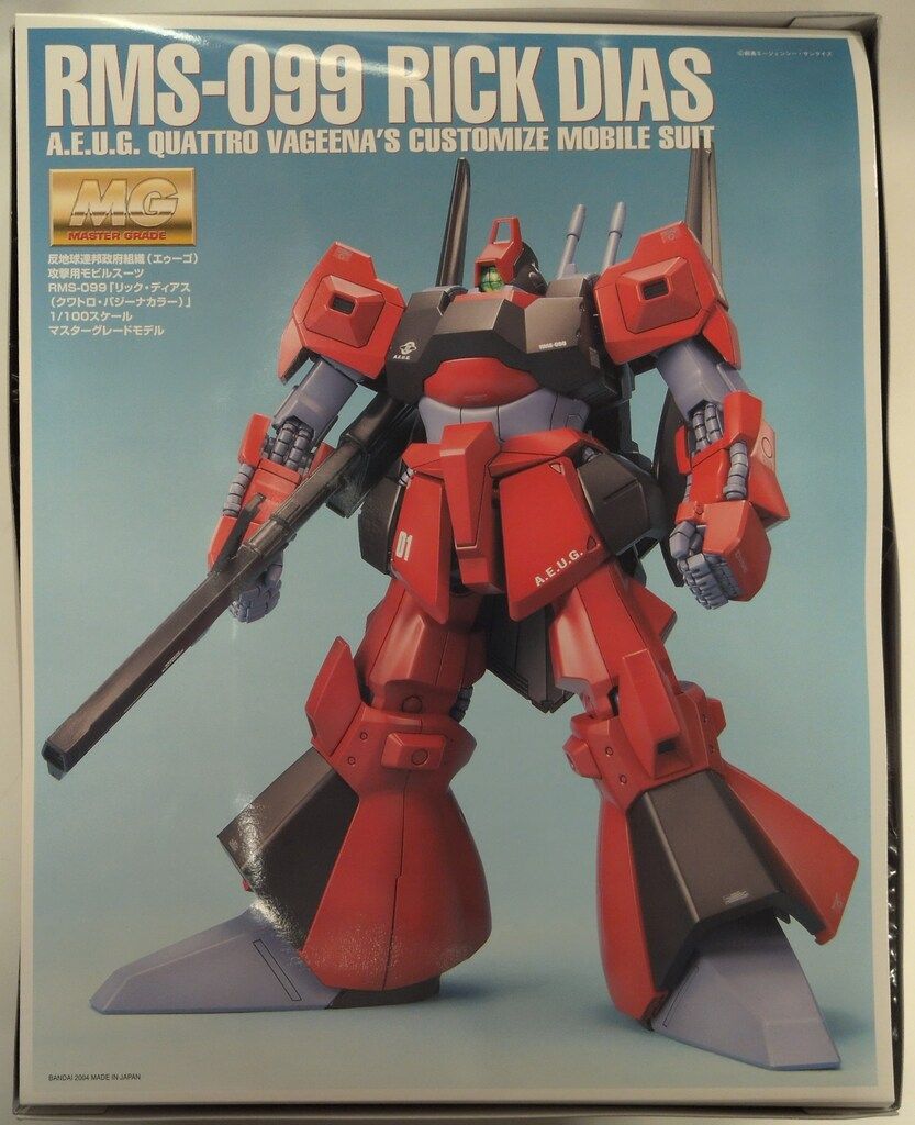 バンダイ MG 1/100 機動戦士Zガンダム リック・ディアス(クワトロ
