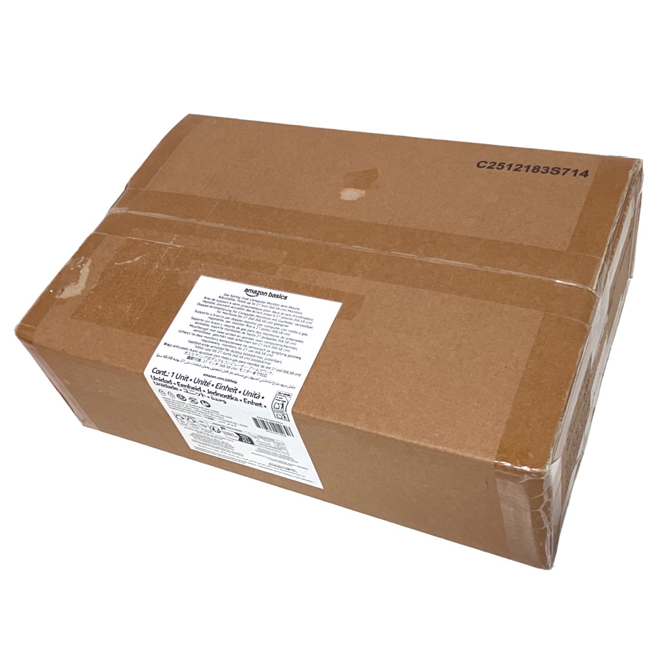 Amazon Basic B0CQXPGNCH アマゾンベーシックデュアル モニターアーム 未開封 F11196175