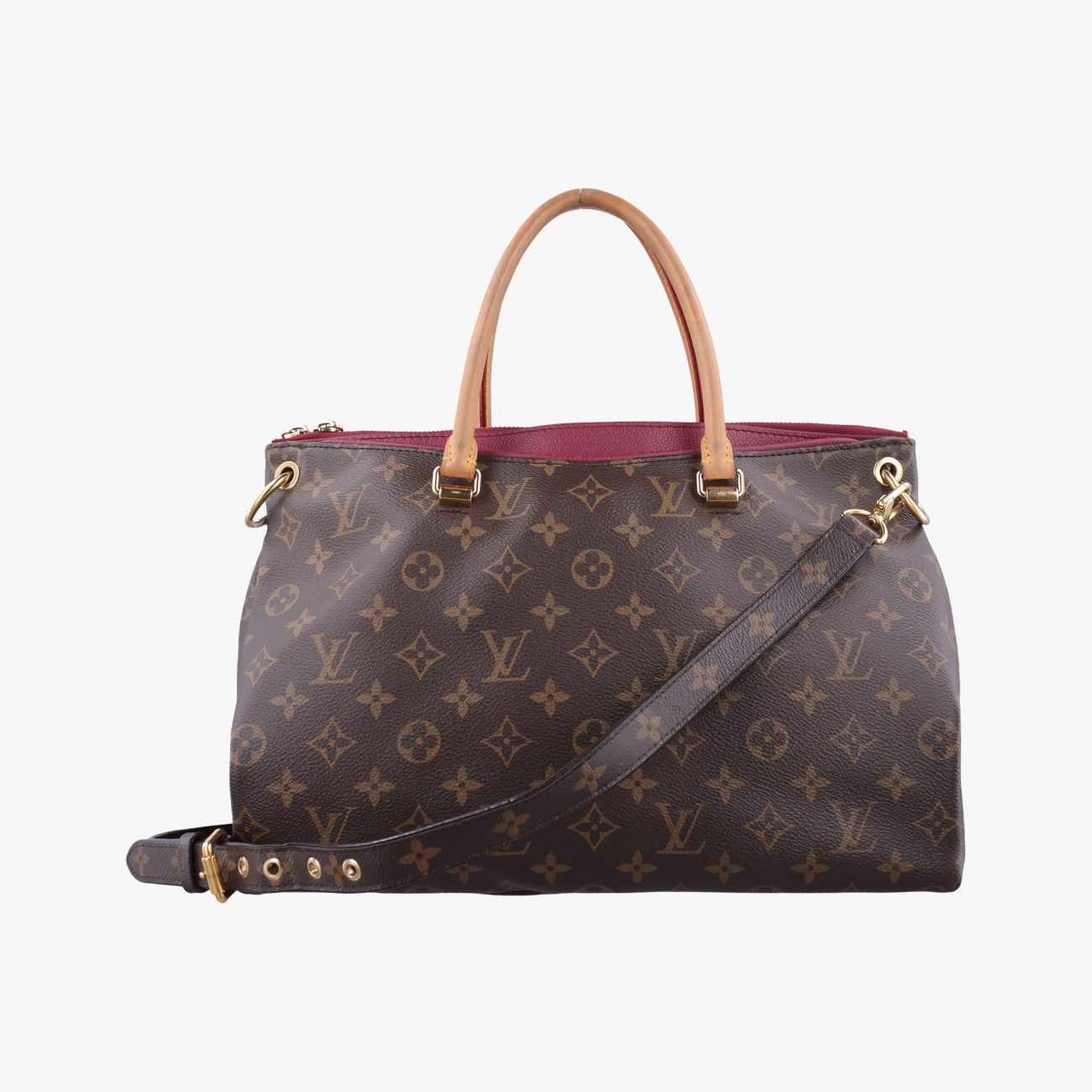 ルイヴィトンLouis Vuittonパラス モノグラム/ブラウン×スリーズ モノグラムキャンバス×カーフレザー M41175 SP4163