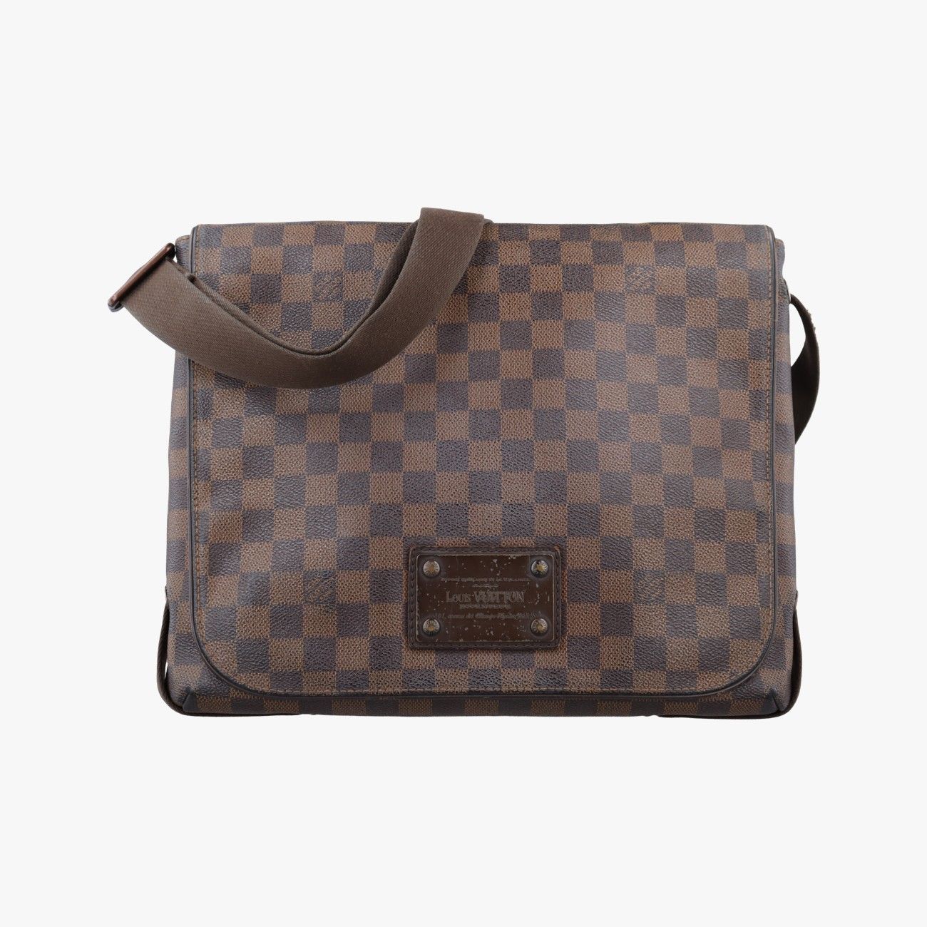 ルイヴィトンLouis VuittonブルックリンMM エベーヌ ダミエキャンバス N51211 CA3101