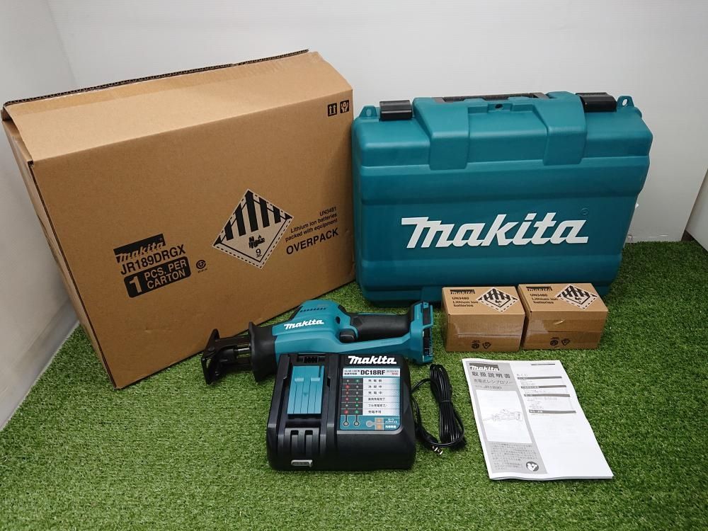 【未使用品】 マキタ JR189DRGX 充電式レシプロソー 18V フルセット [6104]
