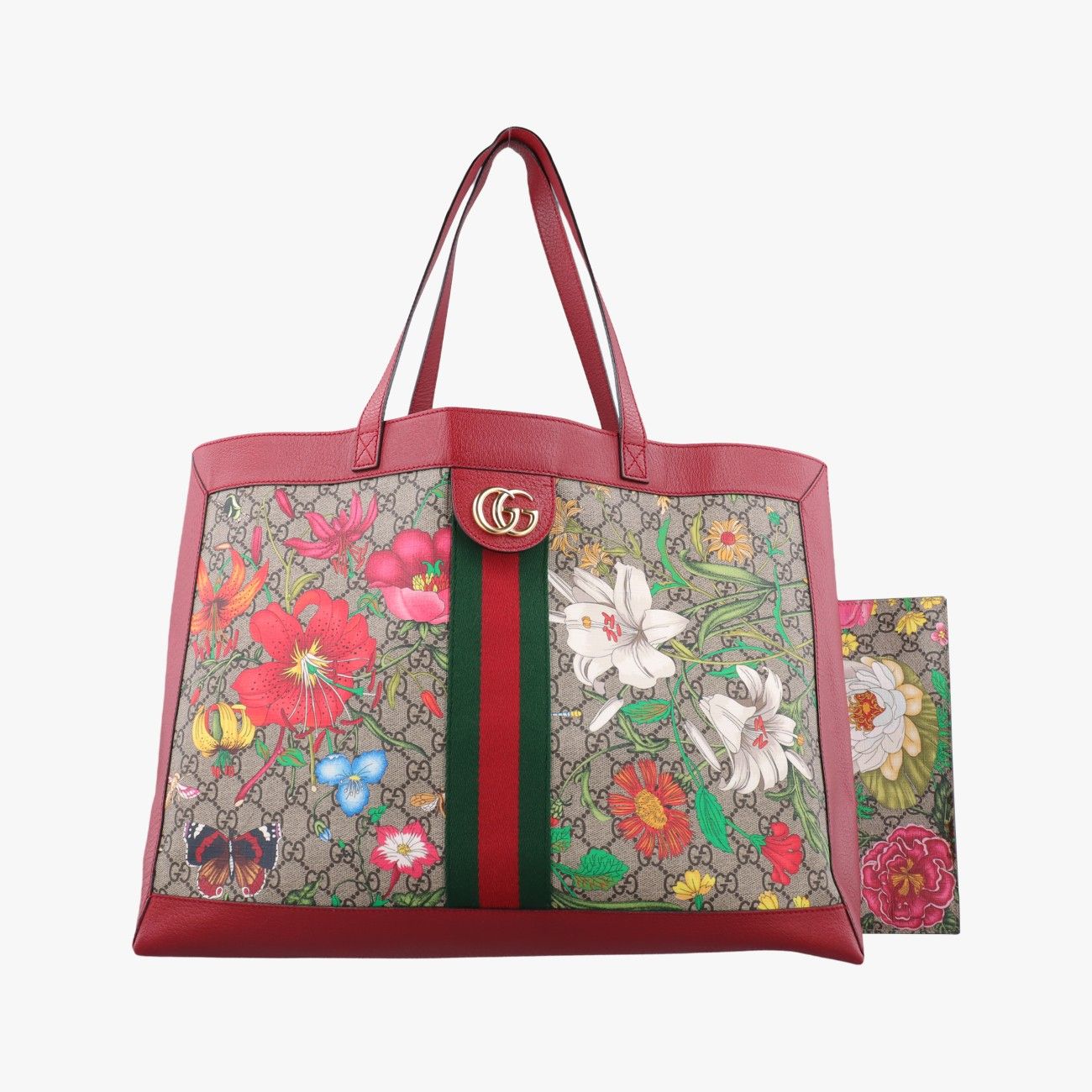 グッチGucciオフィディア マルチカラー PVCコーティングキャンバス×レザー 547947 E030438020
