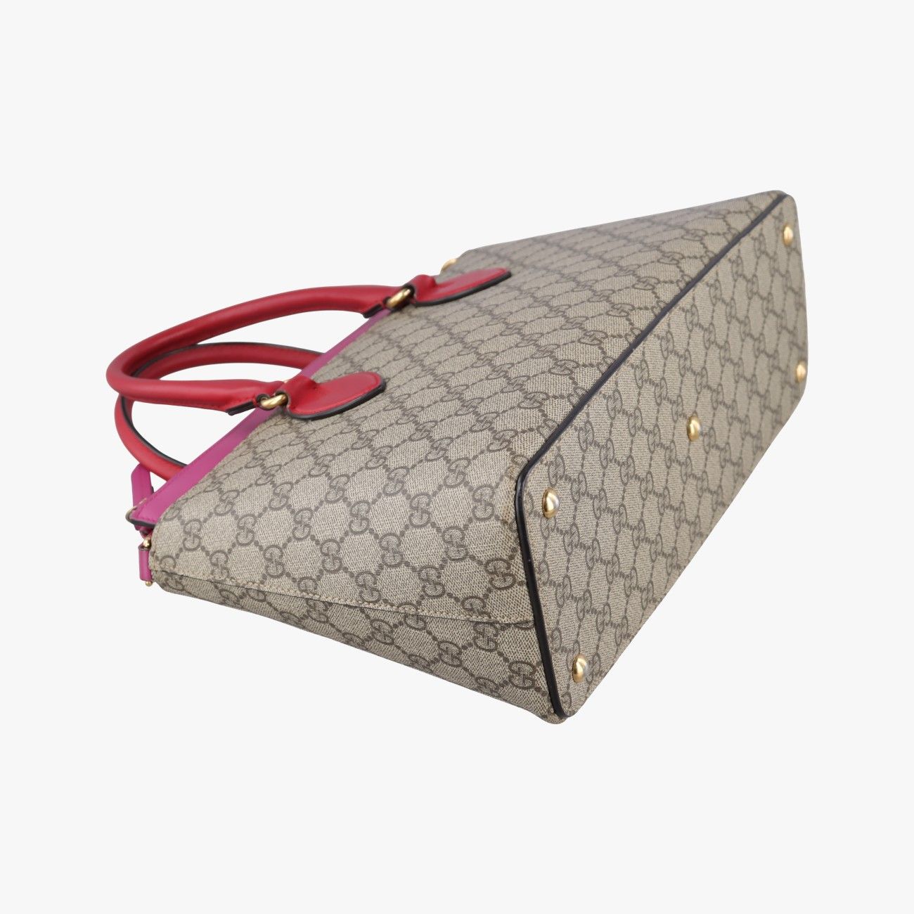 グッチGucciGGスプリームブルームGGスプリームブルーム ベージュ×マルチカラー PVCコーティングキャンバス 409535 I019069219 グッチGucciGGスプリーム ベージュ×ピンク×レッド PVCコーティング