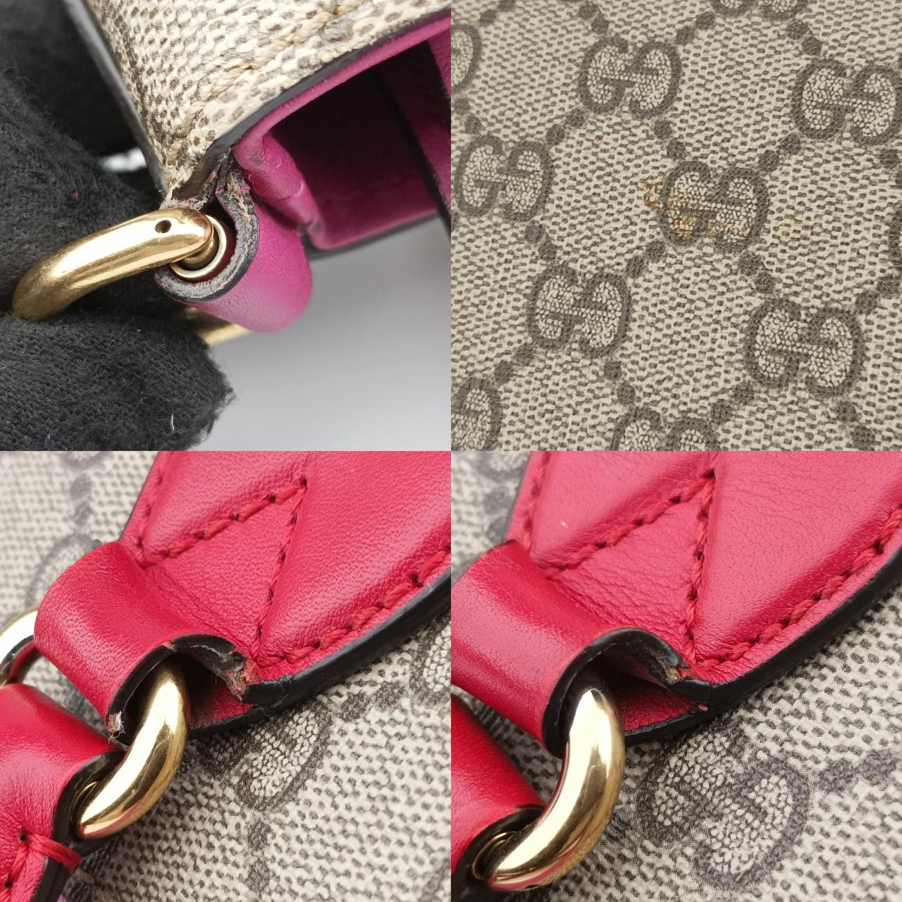 グッチGucciGGスプリームブルームGGスプリームブルーム ベージュ×マルチカラー PVCコーティングキャンバス 409535 I019069219 グッチGucciGGスプリーム ベージュ×ピンク×レッド PVCコーティング