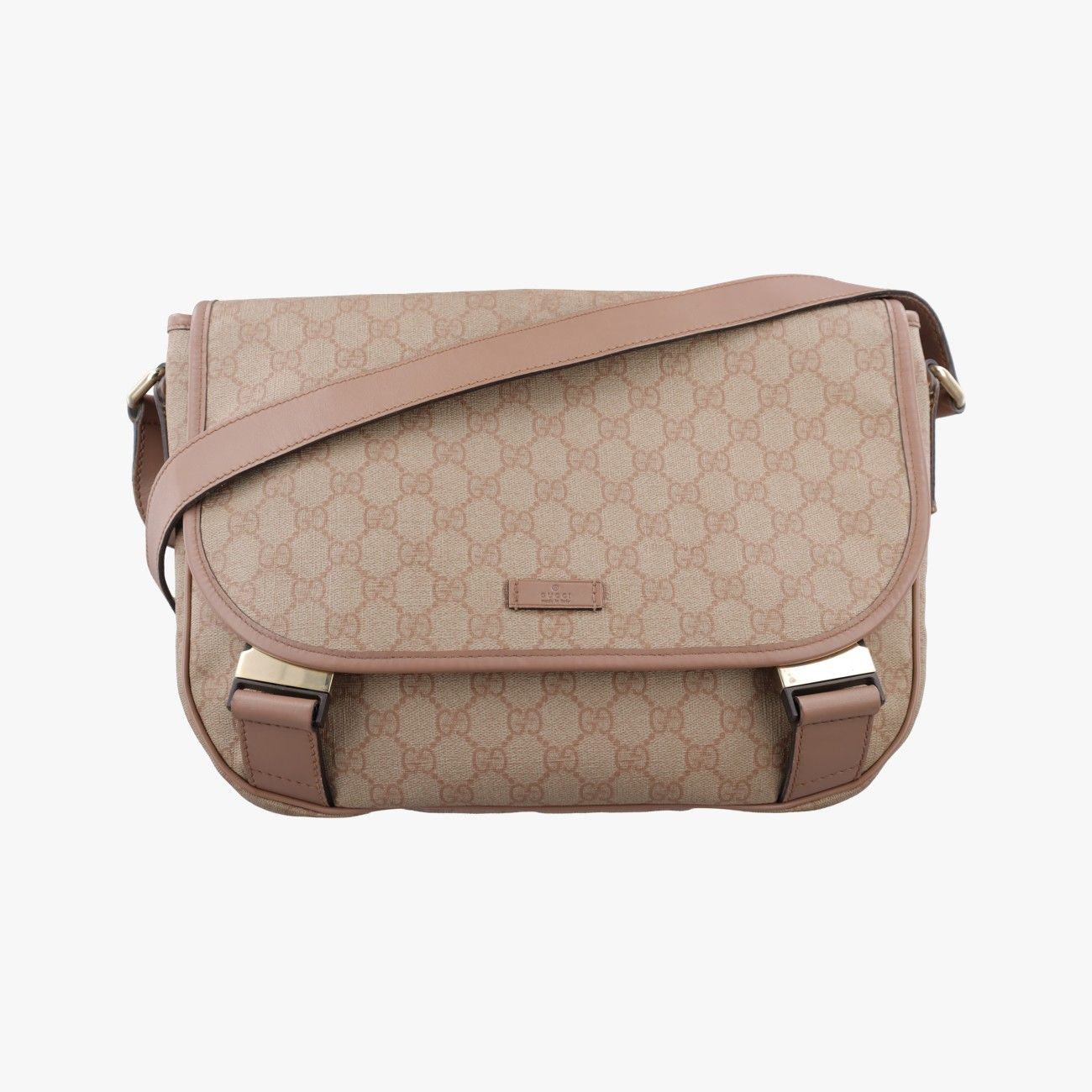 グッチGucciGGプラス メッセンジャー ベージュ×マルチカラー PVCコーティングキャンバス×レザー 201732 H015067342
