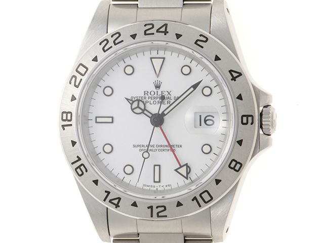ROLEX　ロレックス　エクスプローラーⅡ　16570　ステンレス　ホワイト　自動巻き　2148103880391【中古】【430】
