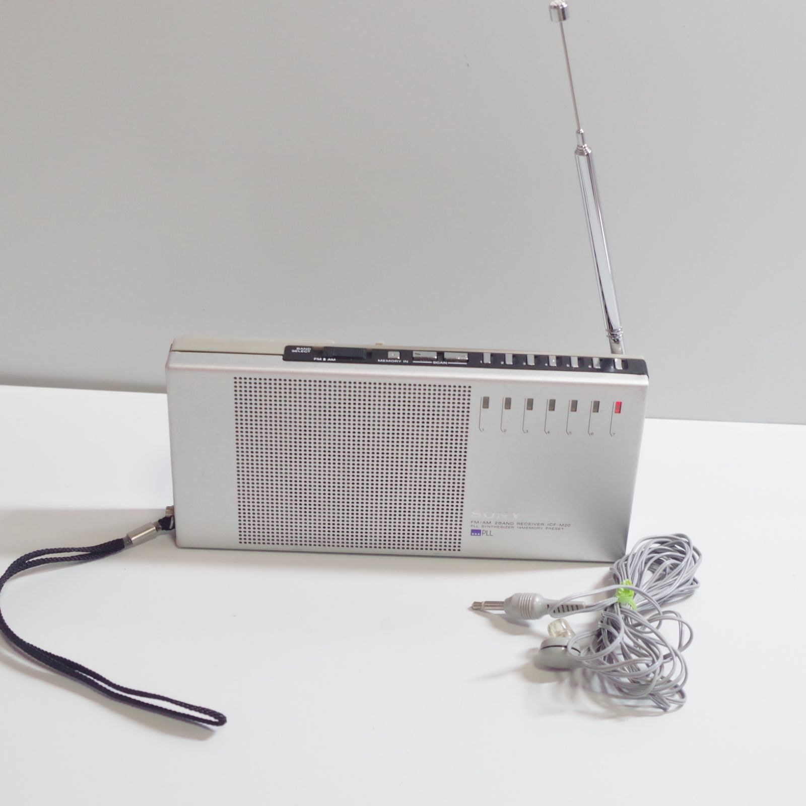 A6380 【動作品】希少 SONY ICF-M20 PLLシンセサイザー ピットインFM