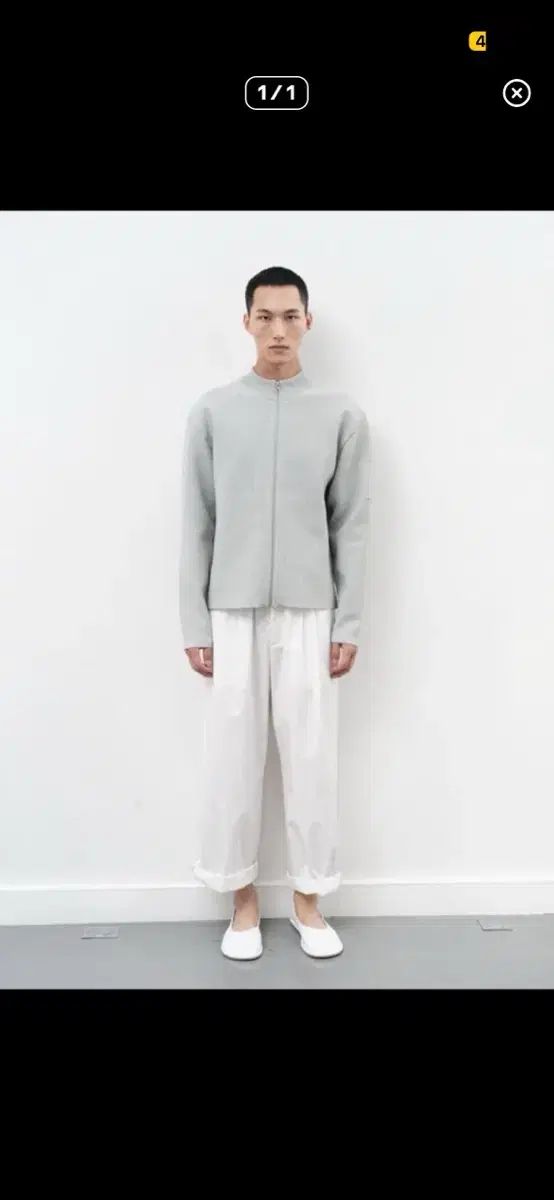 AMOMENTO モクネック ジップアップ L 出品