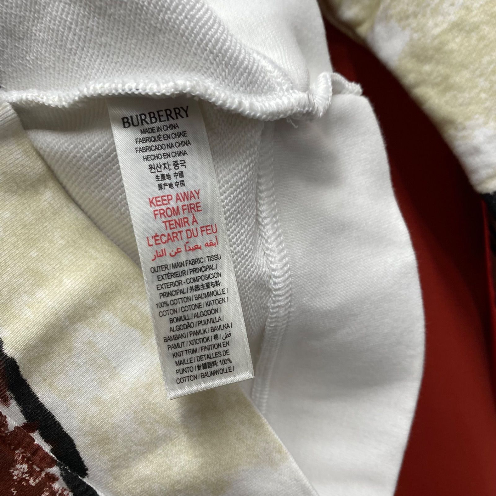 BURBERRY バーバリー キッズ kids ダック プリント トレーナー 長袖 