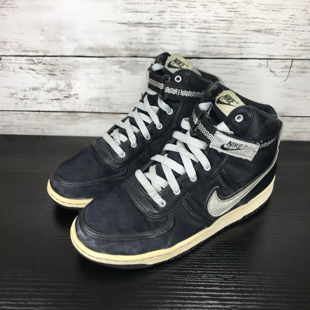 NIKE VANDAL HIGH ナイキ バンダル ハイカット 24cm ブラック 黒
