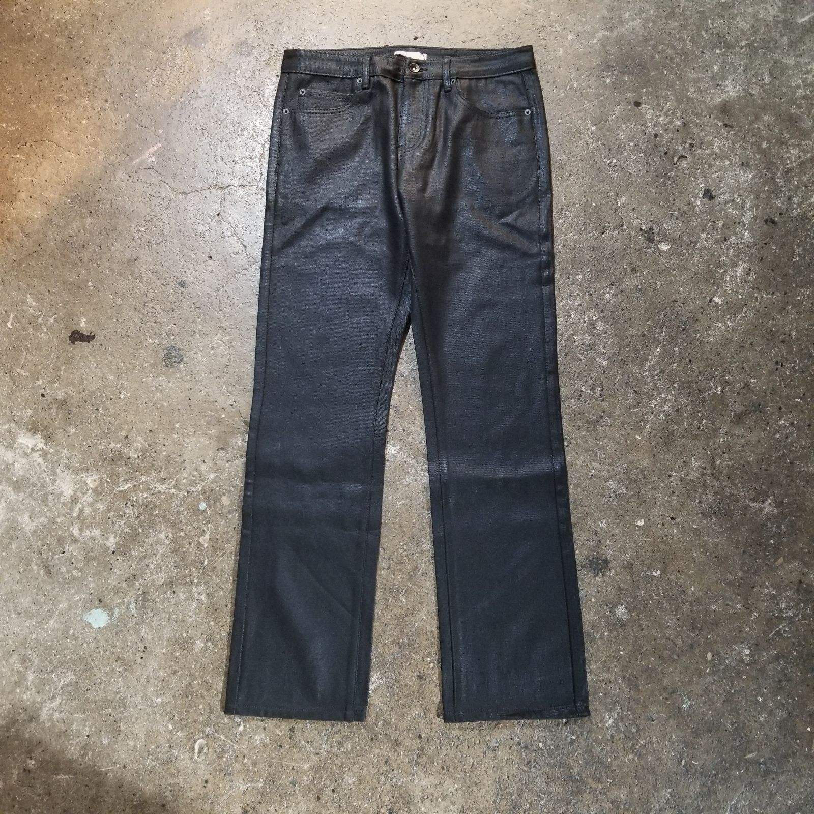 i SHII 4-pocket waxed denim 30 アイシー 4ポケット ワックス デニム