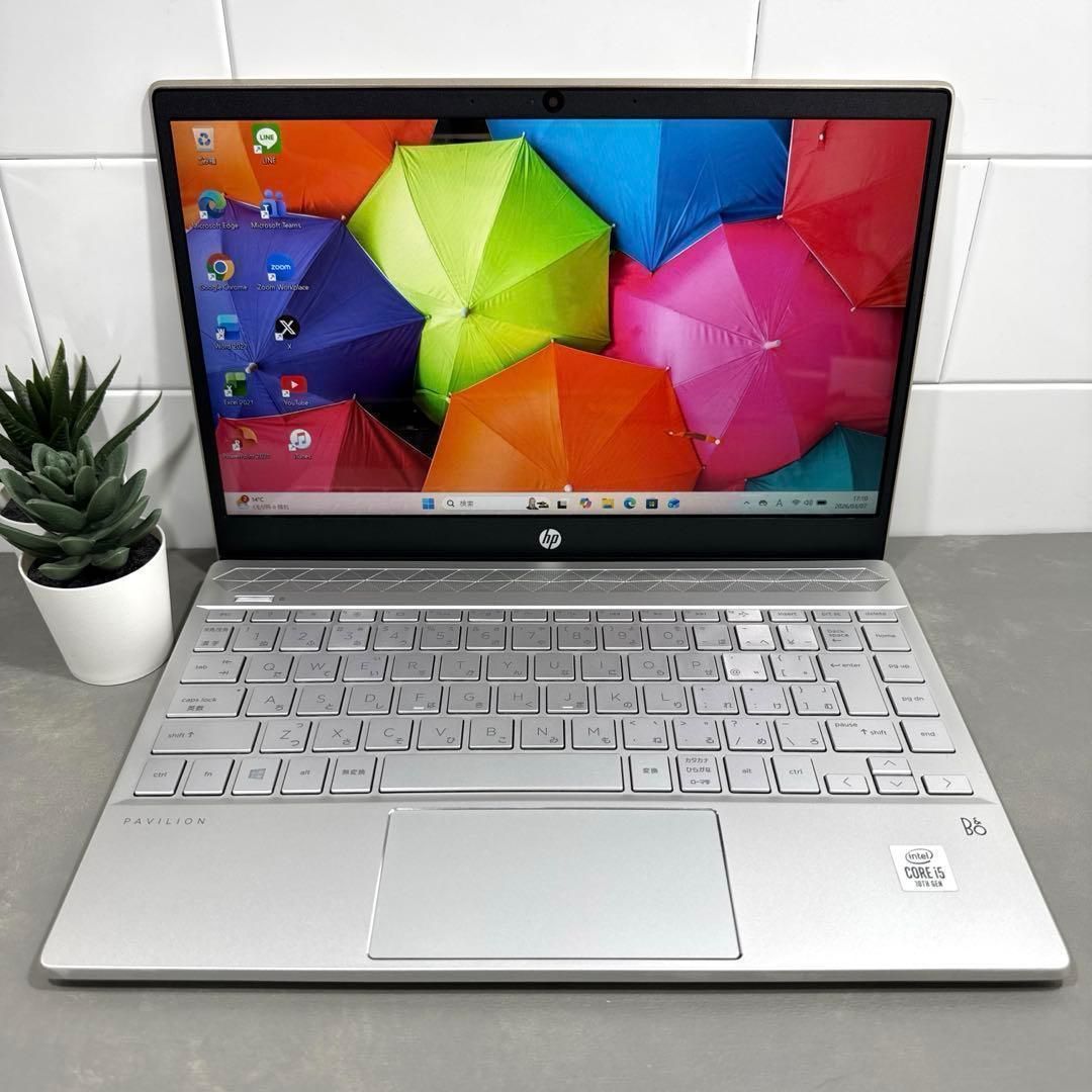 【限定】HP Pavilionモダンゴールド☘10世代i5☘NVMe512GB